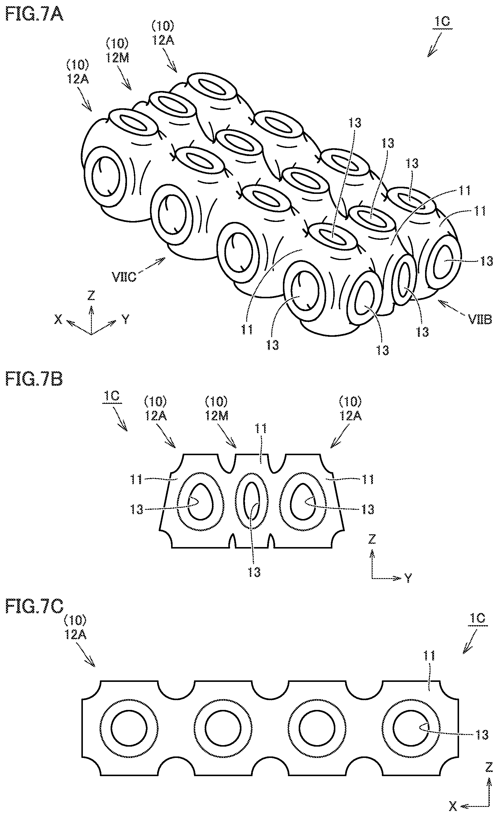 Patent US12324479 Figure 7 – Shock absorber, shoe sole, and shoe
