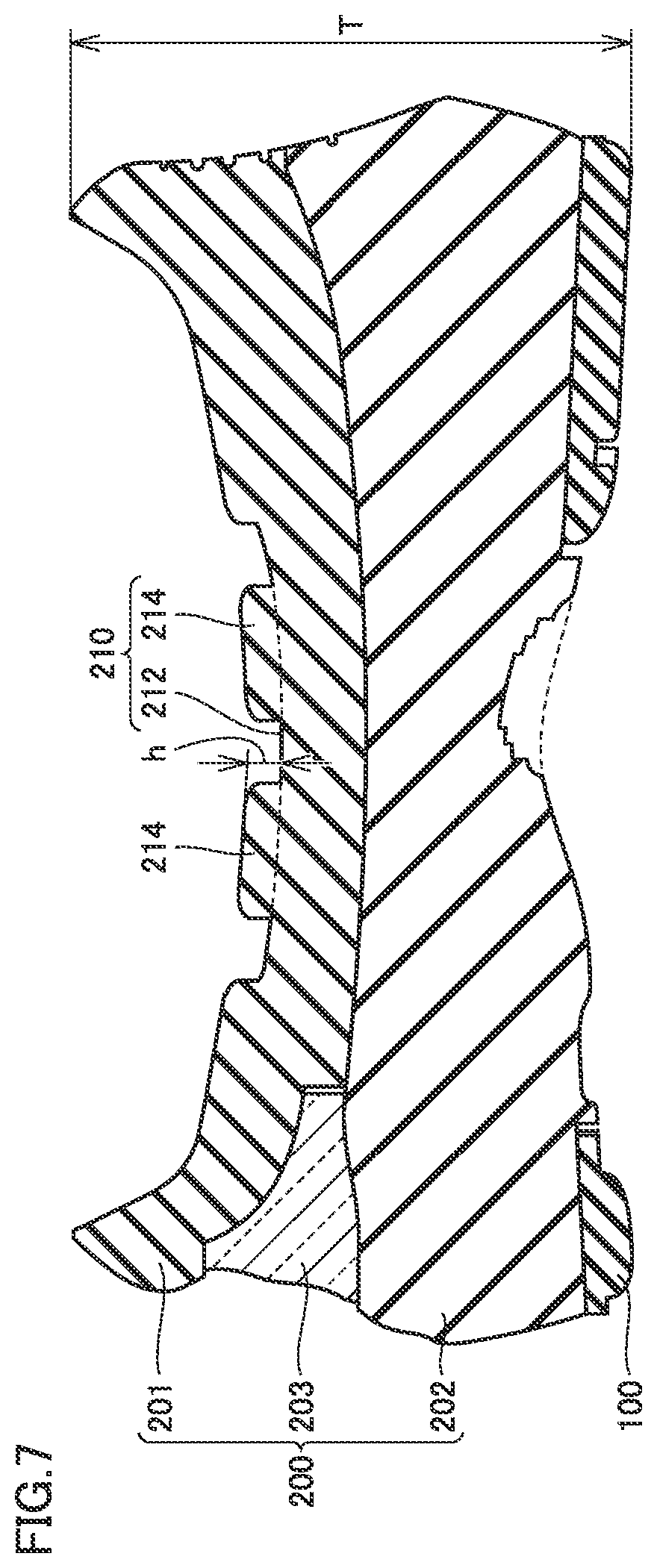 Patent US12324480 Figure 7 – Sole and footwear