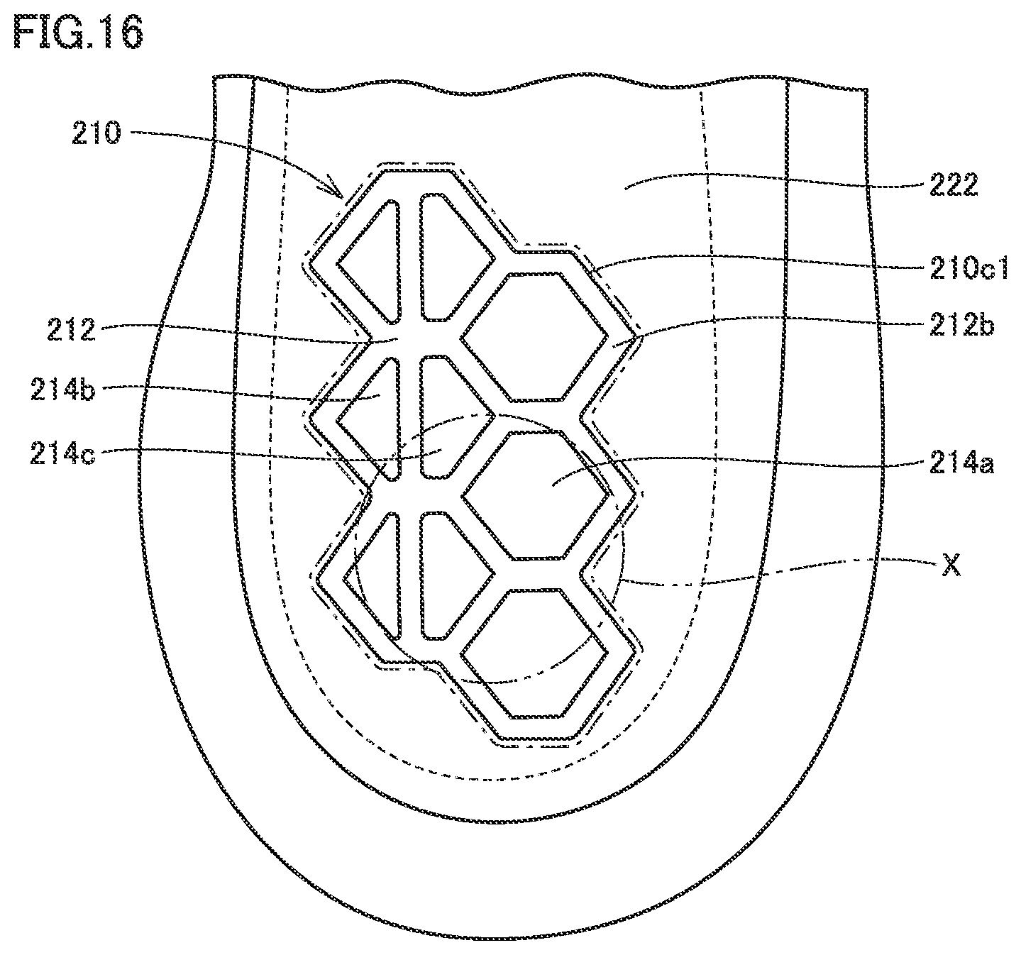 Patent US12324480 Figure 16 – Sole and footwear