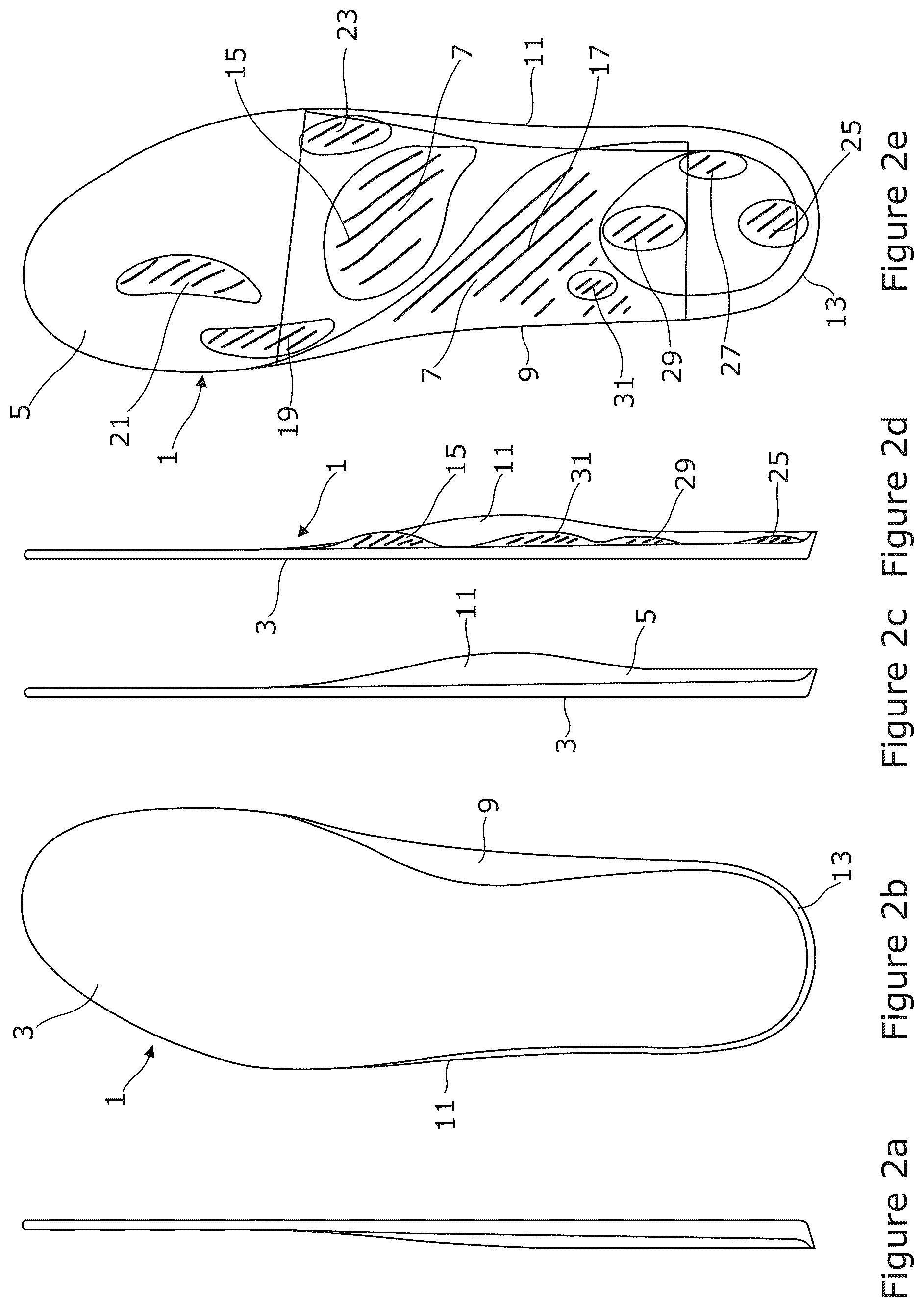 Patent US12324486 Figure 3 – Insole apparatus and method of manufacture thereof