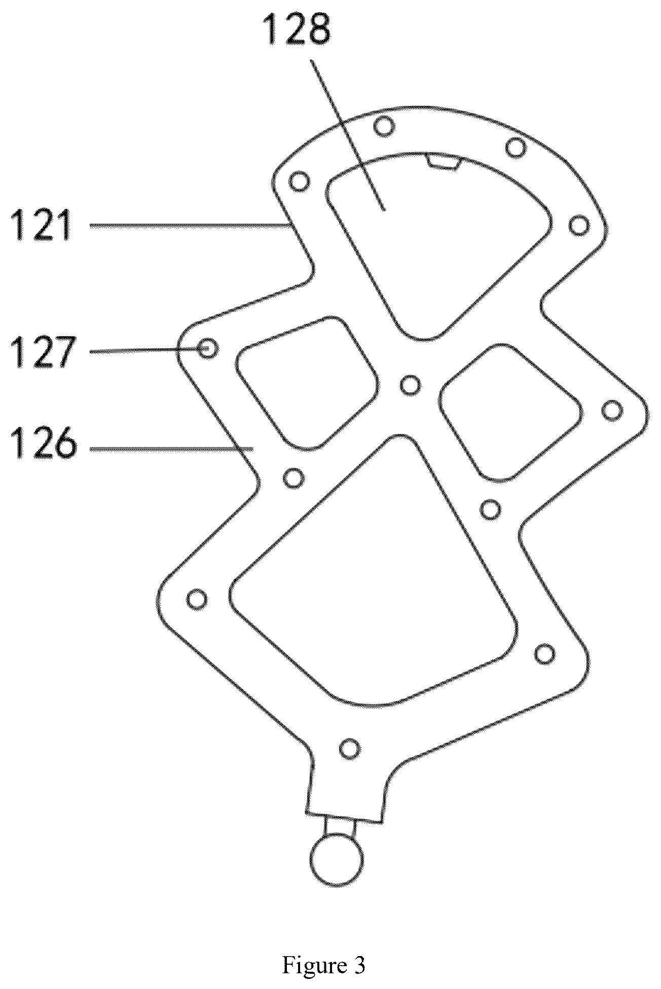 Patent US12324487 Figure 3 – Rotatable anti-slip device and all-terrain anti-slip sole