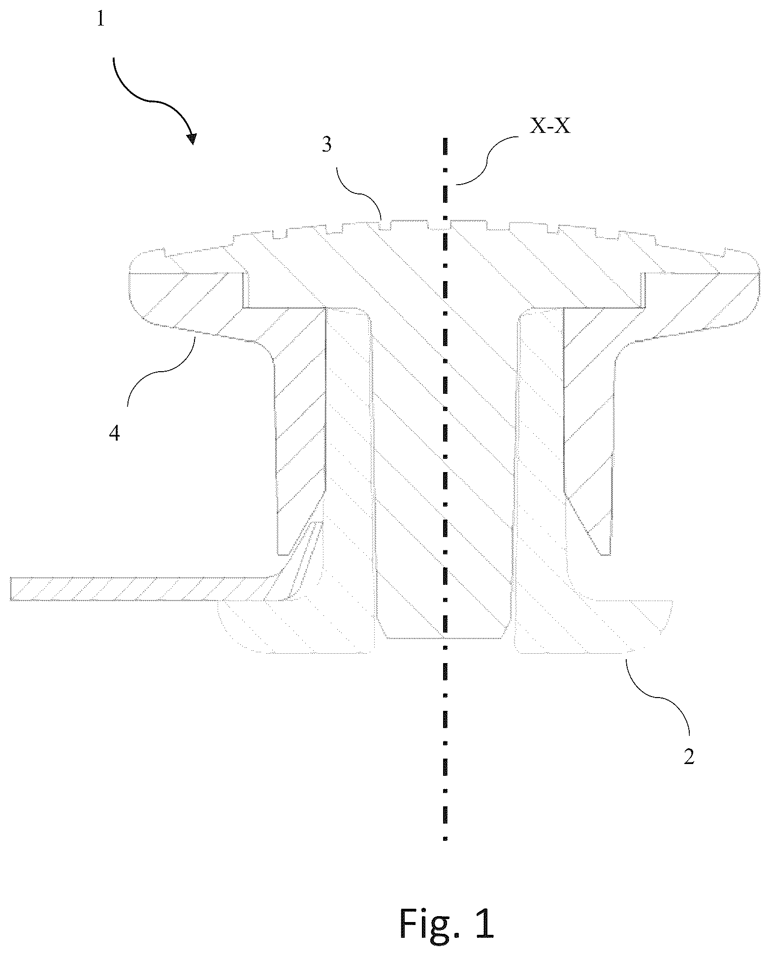 Patent US12324488 Figure 1 – Button