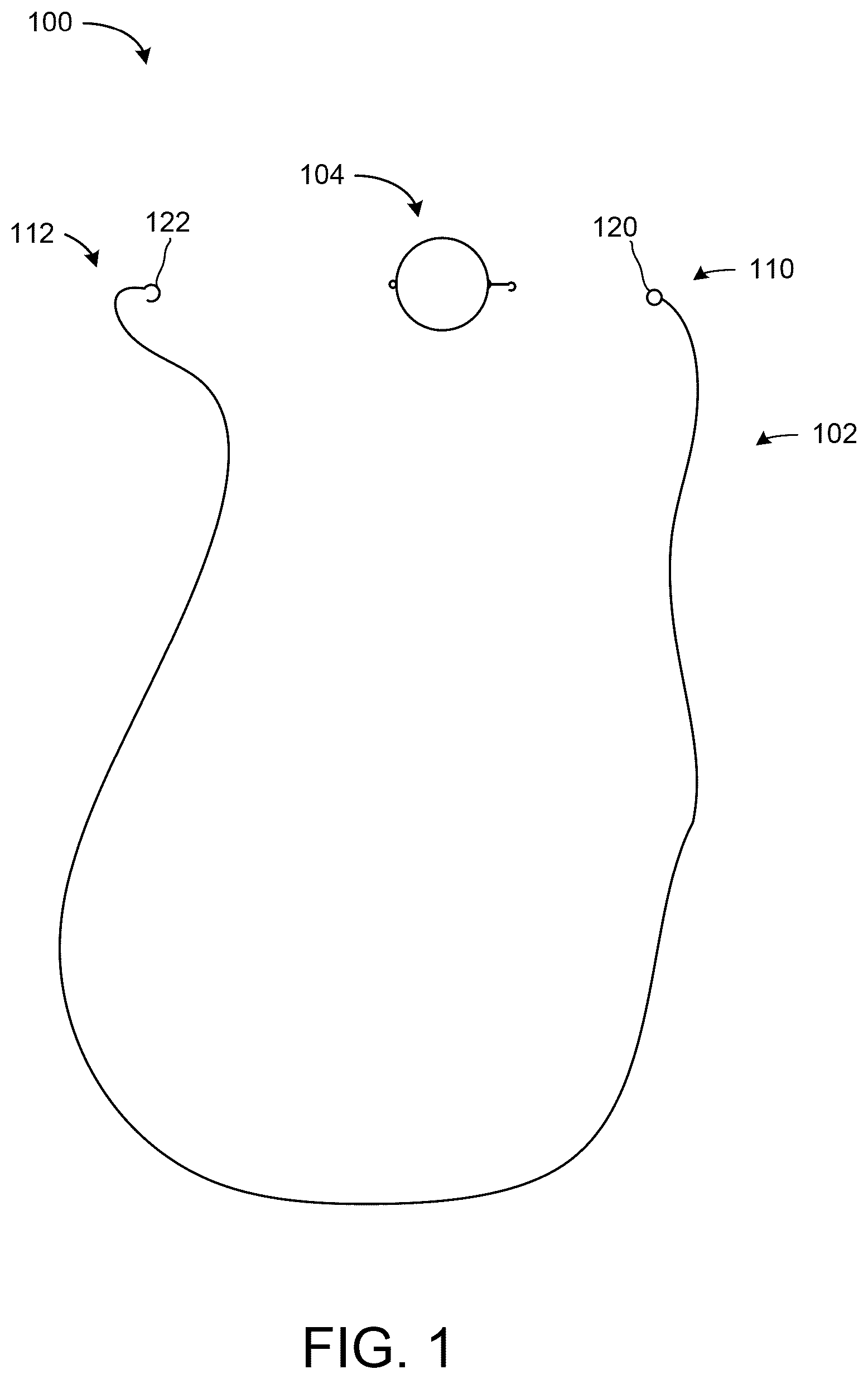 Patent US12324489 Figure 1 – Extendable jewelry clasp