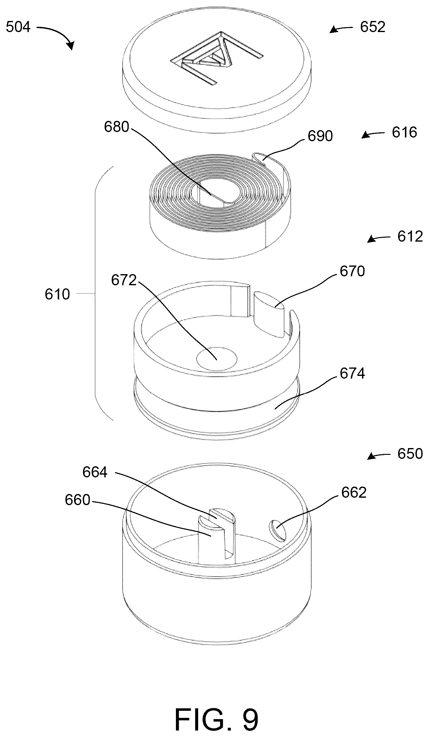 Patent US12324489 Figure 9 – Extendable jewelry clasp