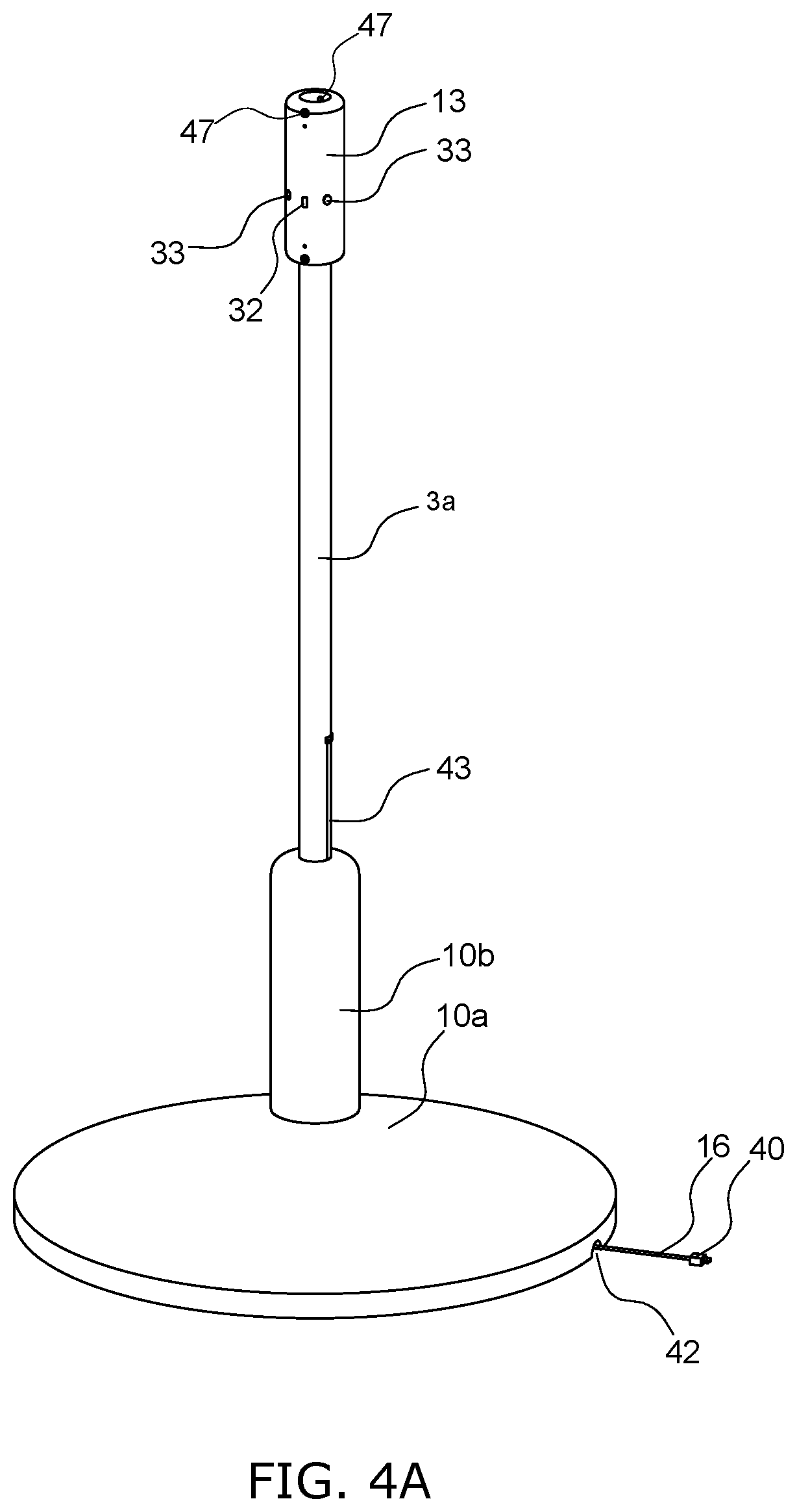 Patent US12324493 Figure 4 – Parasol fan, systems, and assemblies