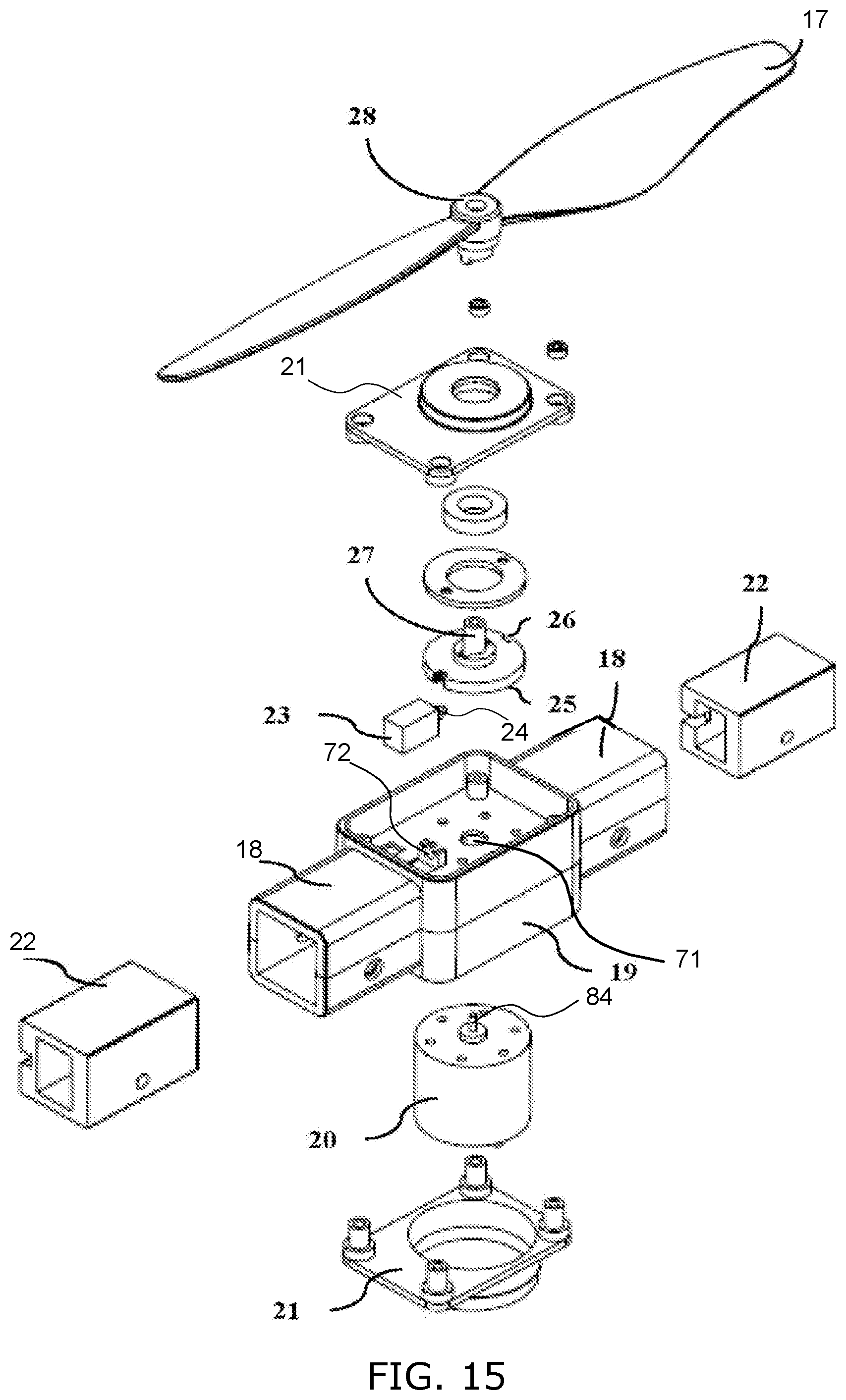 Patent US12324493 Figure 16 – Parasol fan, systems, and assemblies