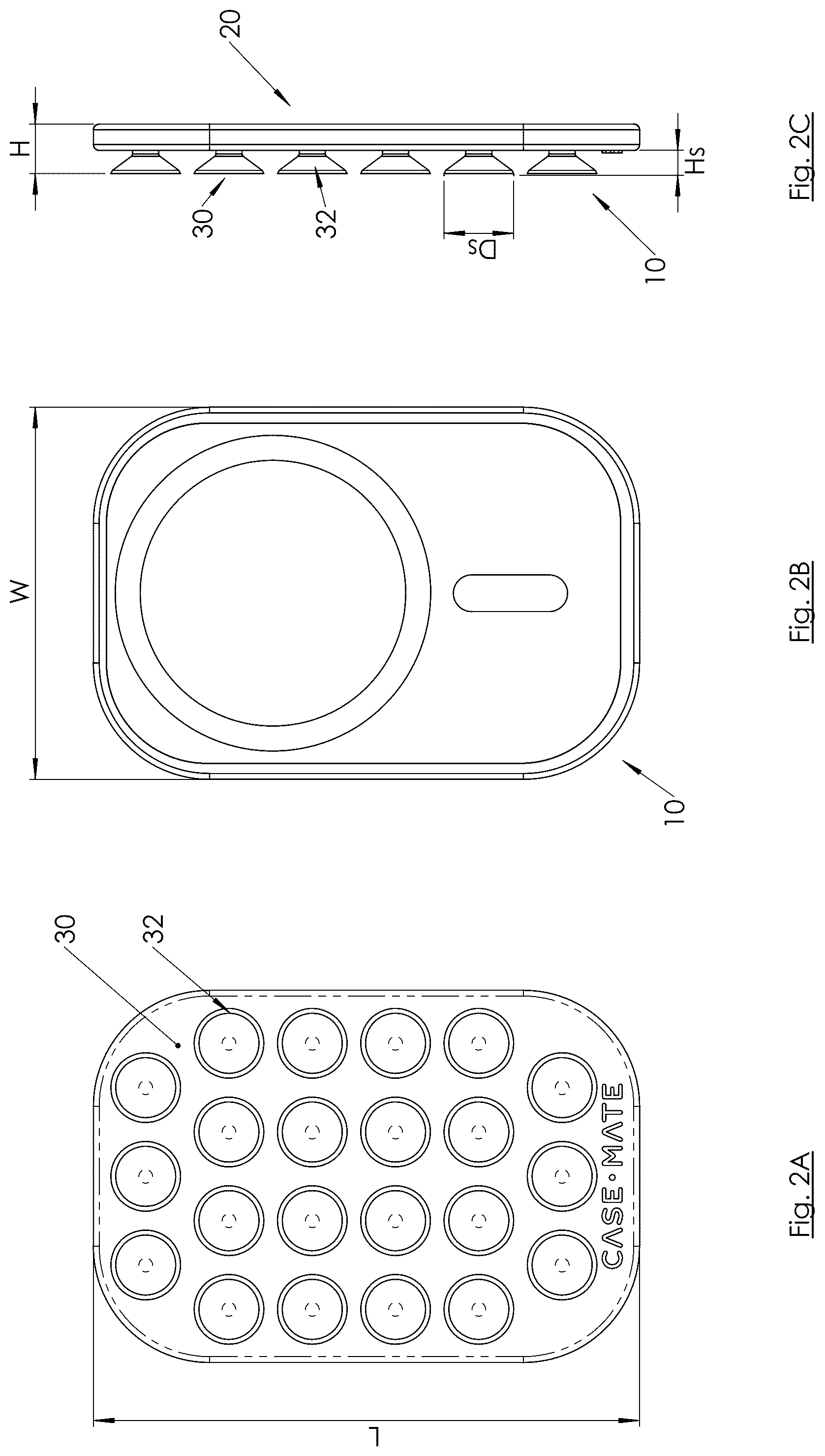 Patent US12324494 Figure 2 – Suction attachment accessory for portable electronic devices
