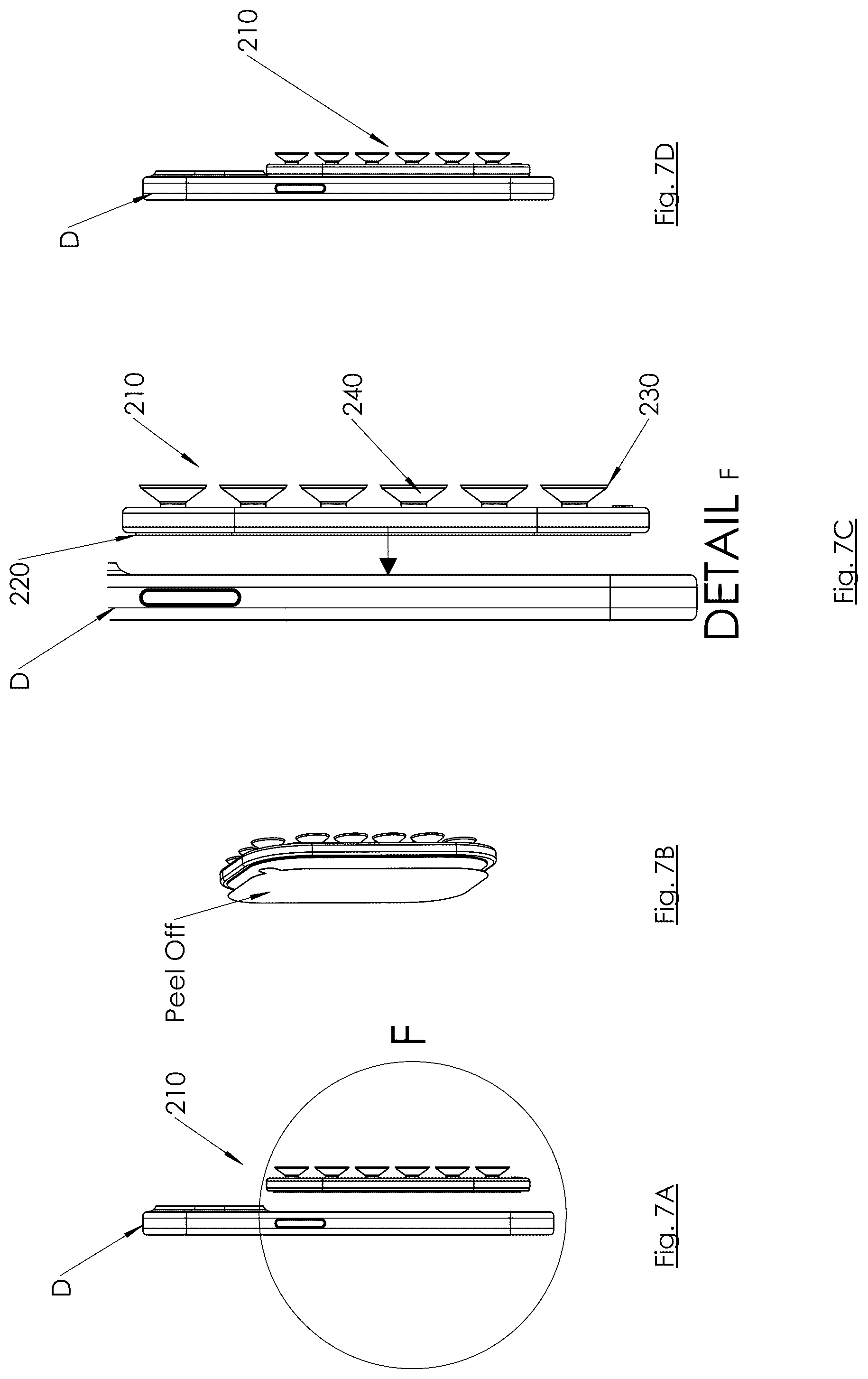Patent US12324494 Figure 7 – Suction attachment accessory for portable electronic devices