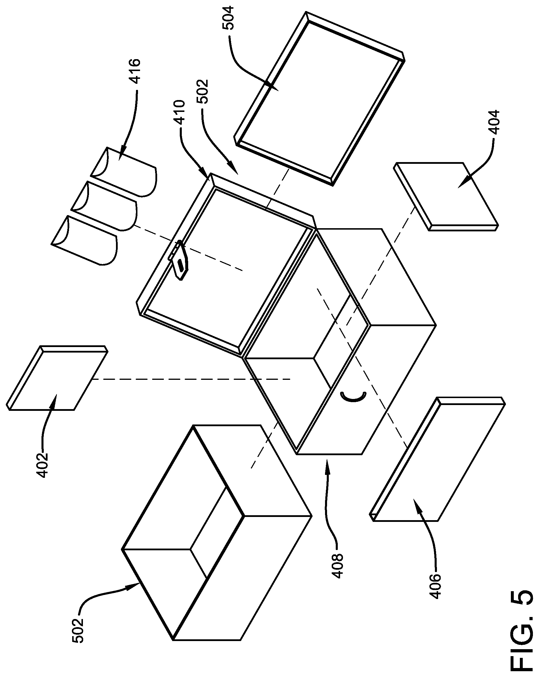 Patent US12324495 Figure 5 – Lockable secure lunchbox
