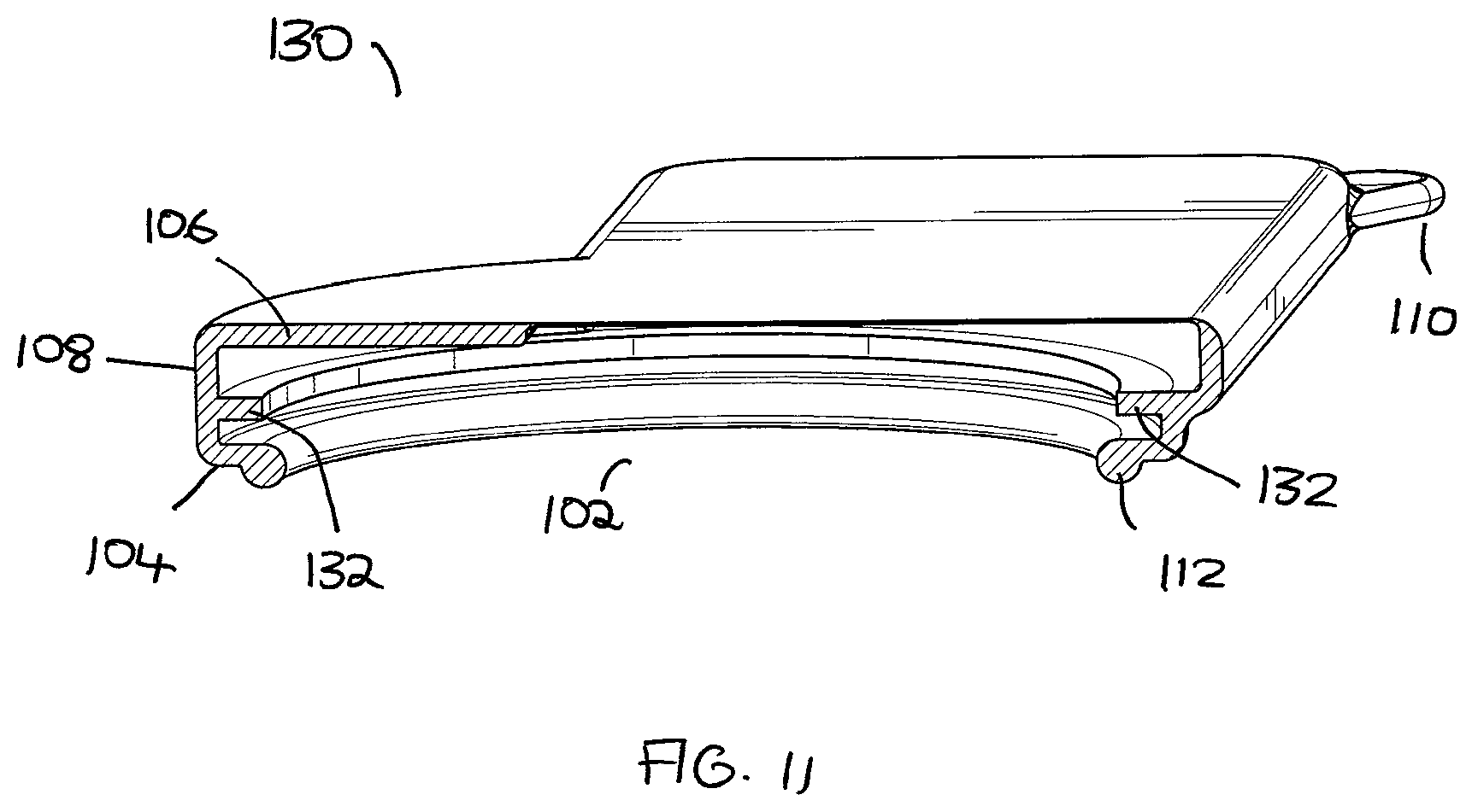 Patent US12324496 Figure 8 – Electronic device cover and seal assembly