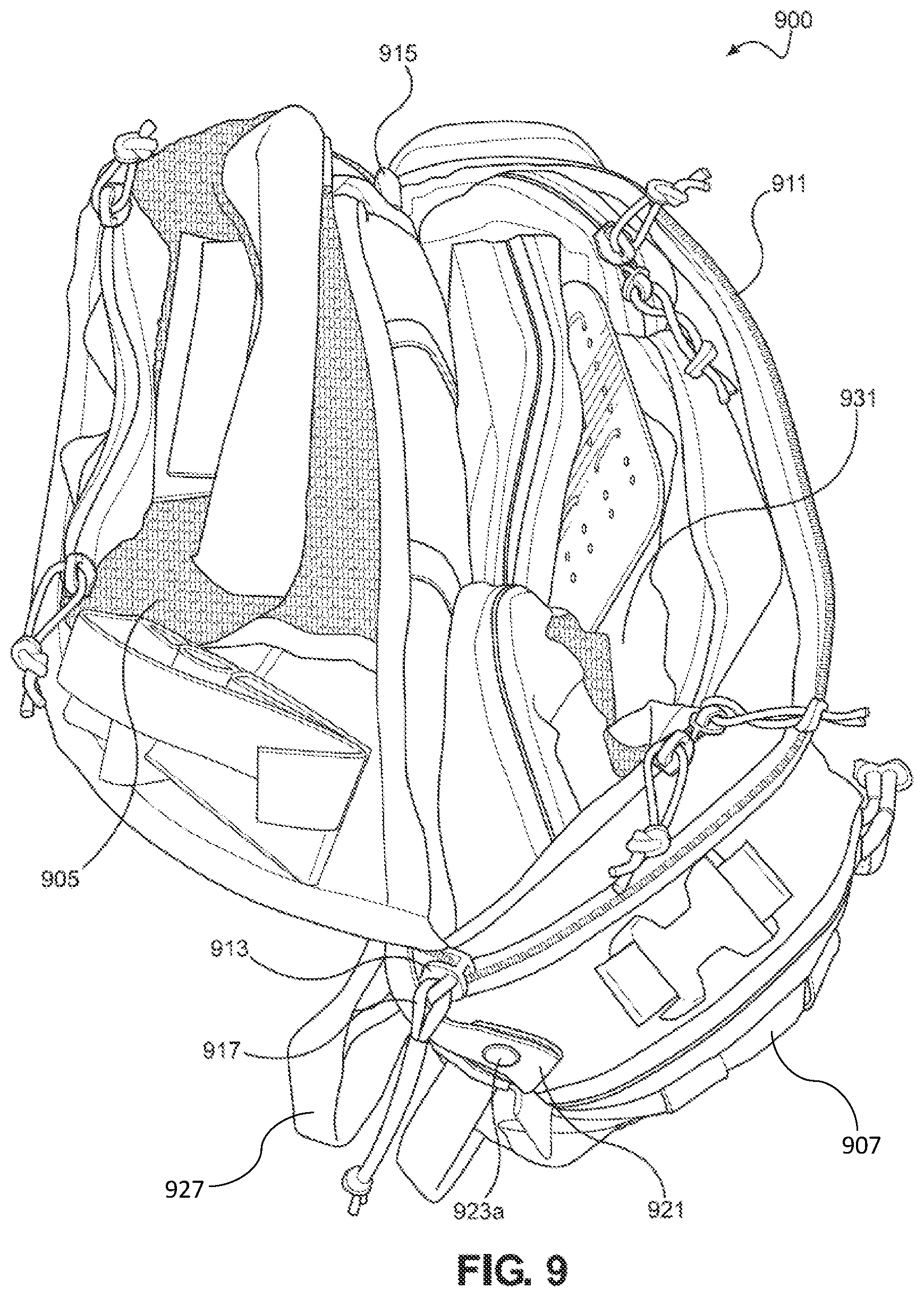Patent US12324497 Figure 11 – Storage bags