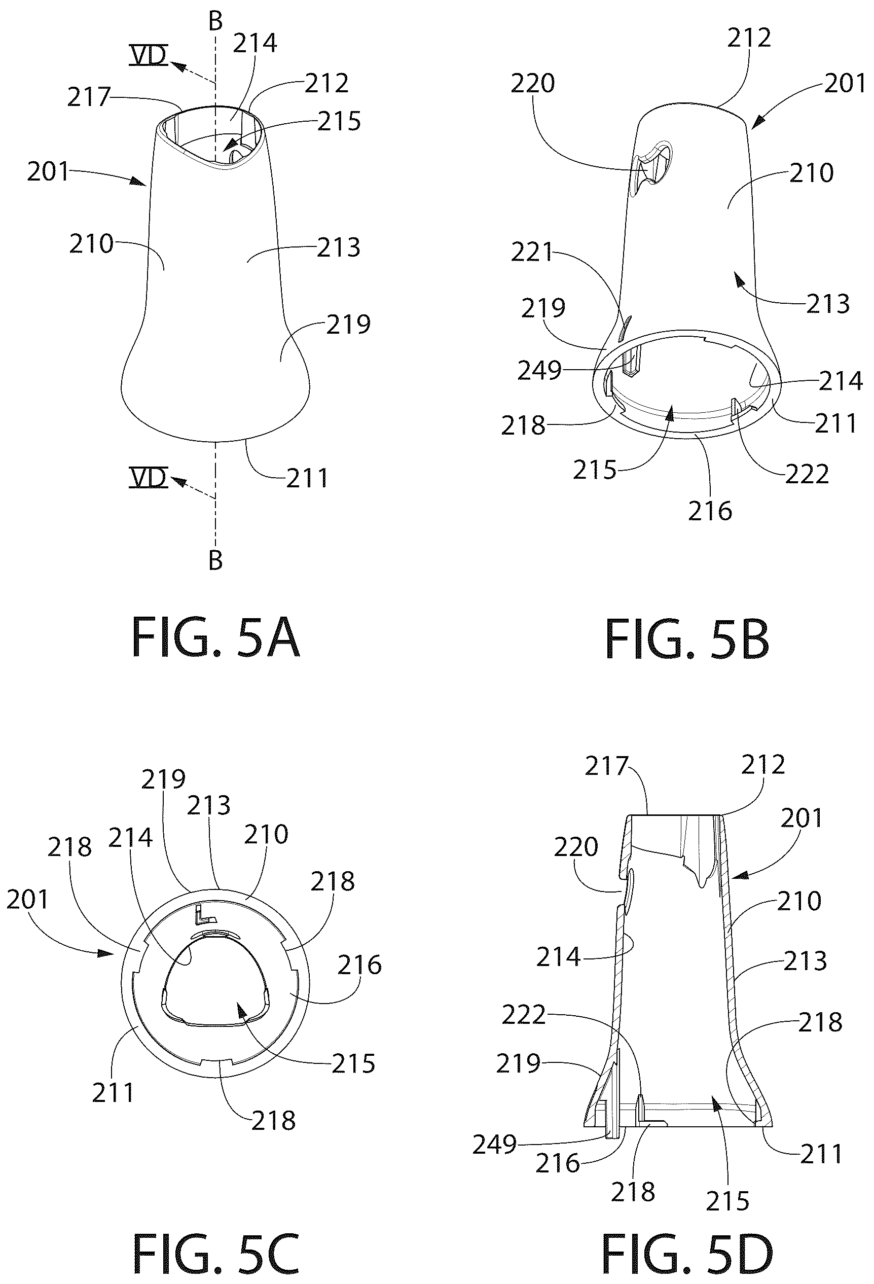 Patent US12324504 Figure 5 – Oral care system with a tracking attachment and method of assembling the same