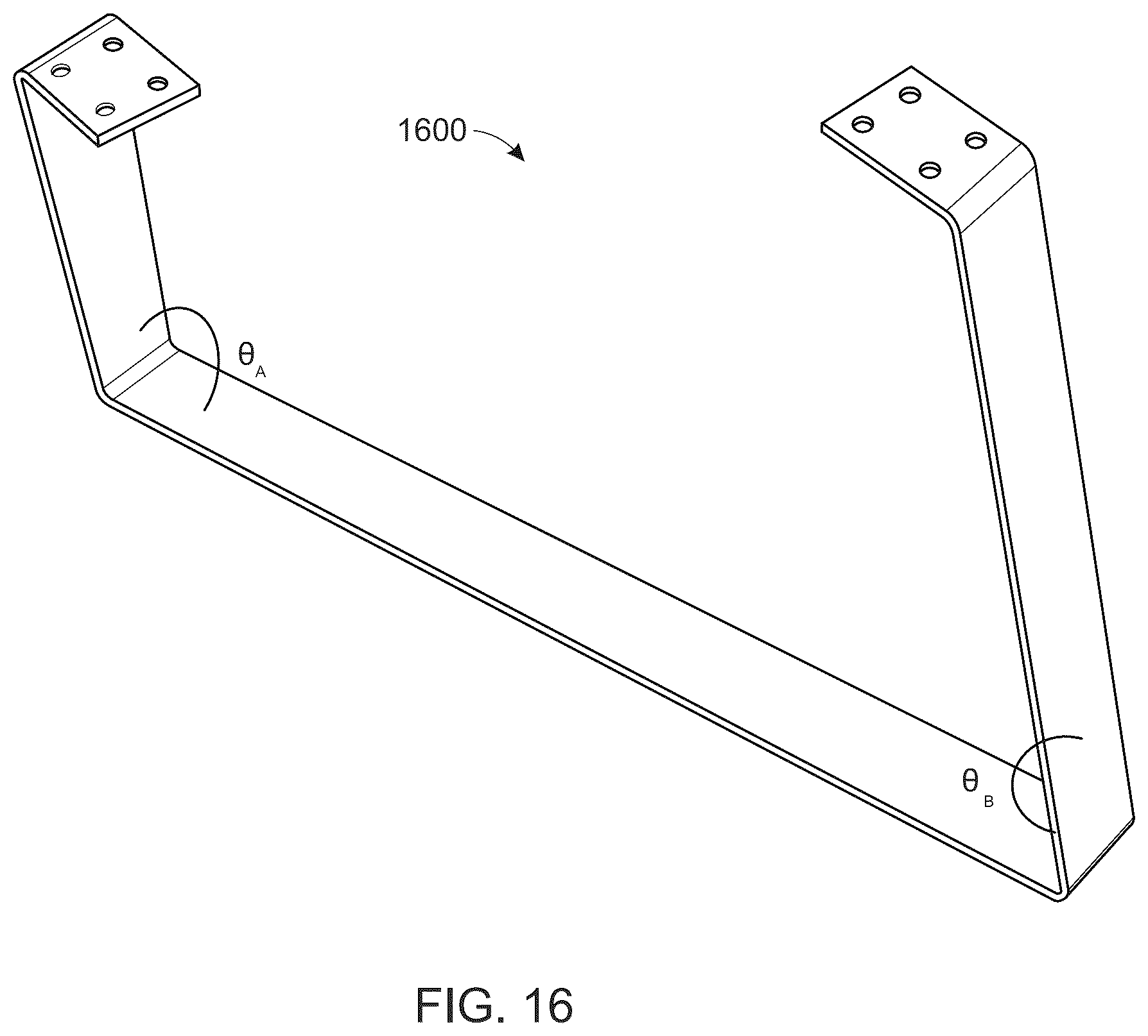 Patent US12324508 Figure 13 – Mechanical structural support with asymmetric opposing angles