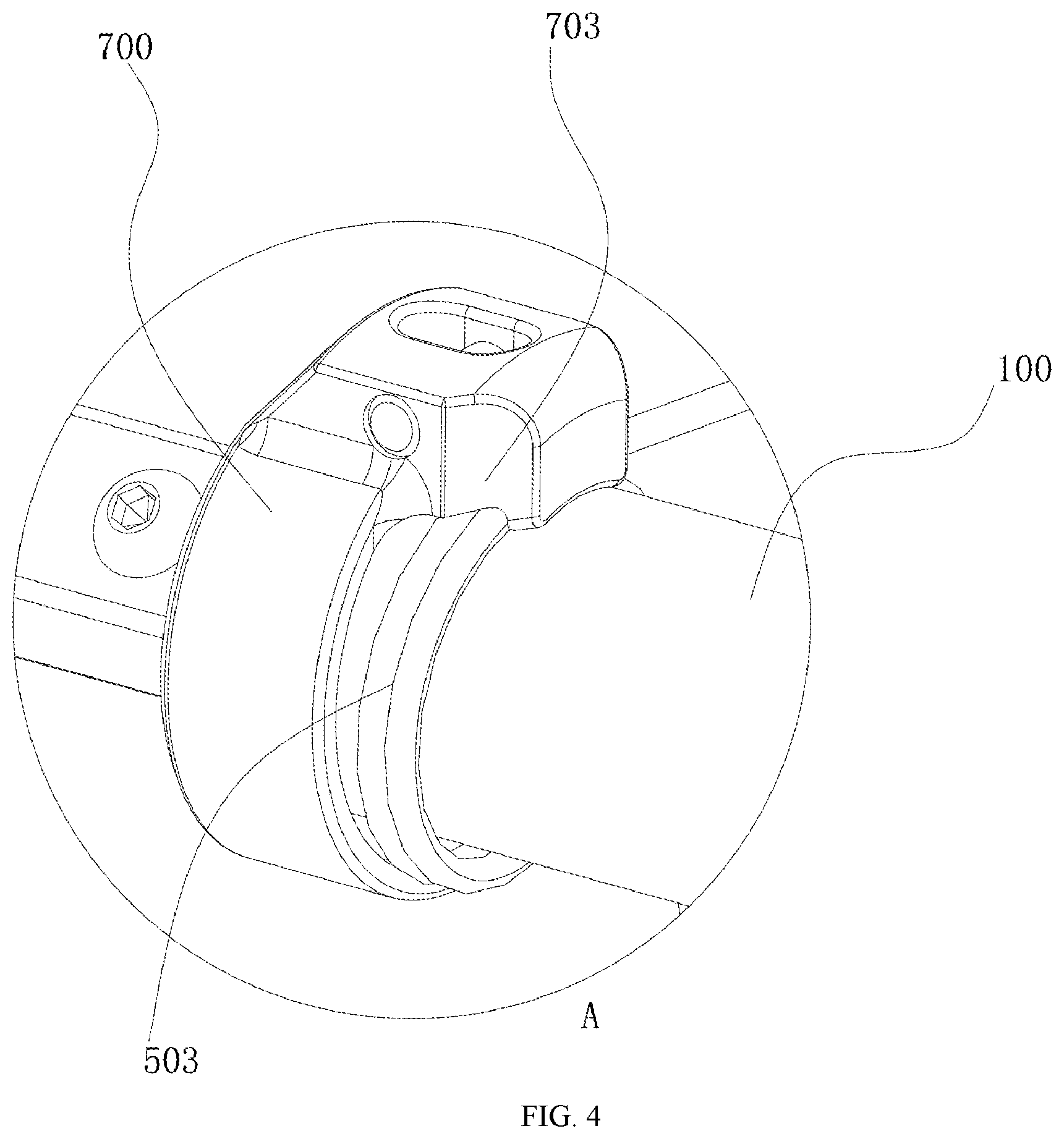 Patent US12324510 Figure 4 – Ceiling storage rack