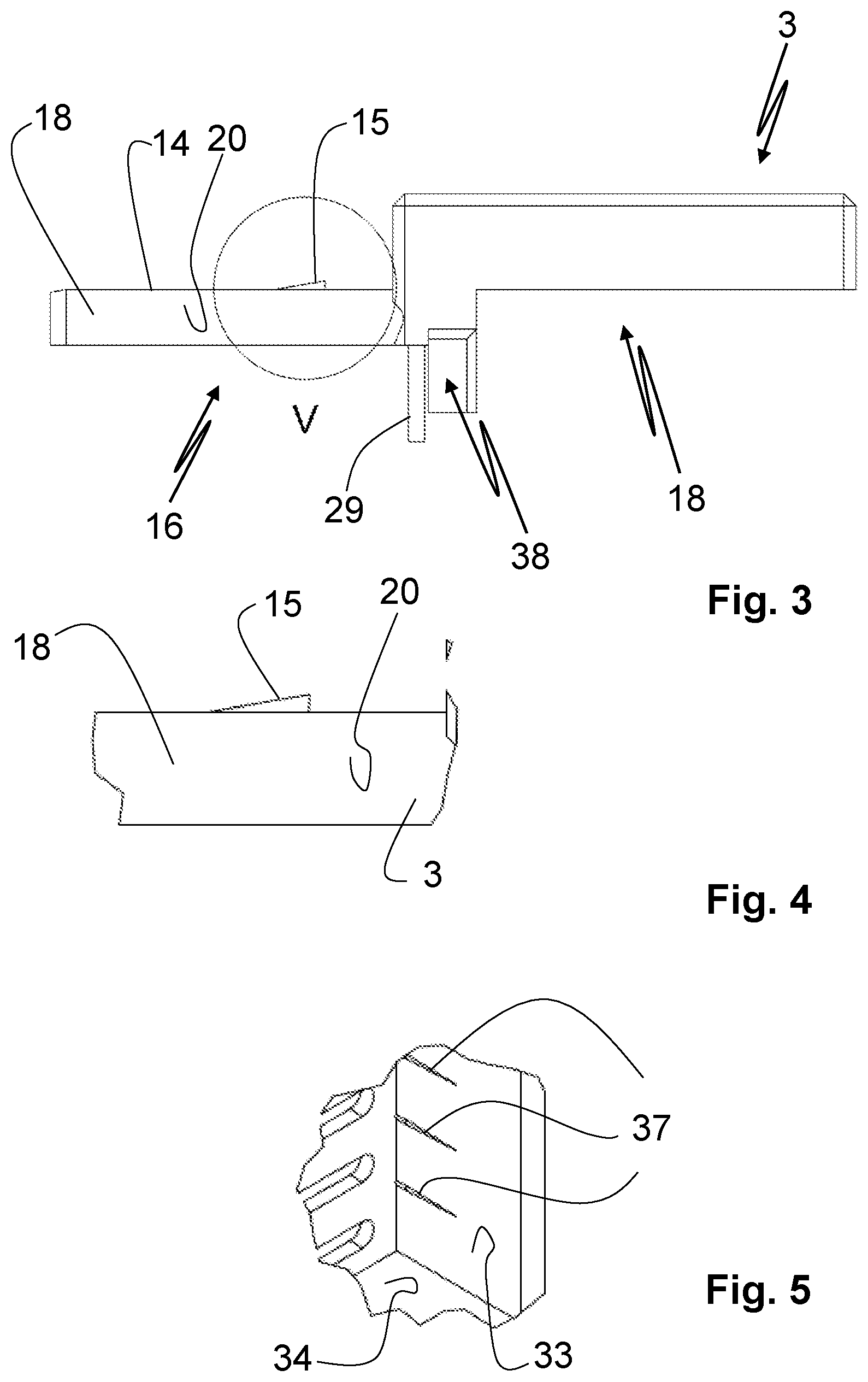 Patent US12324513 Figure 2 – Drive adapter for tool-free mounting of a drive element on a rail element of a guide system