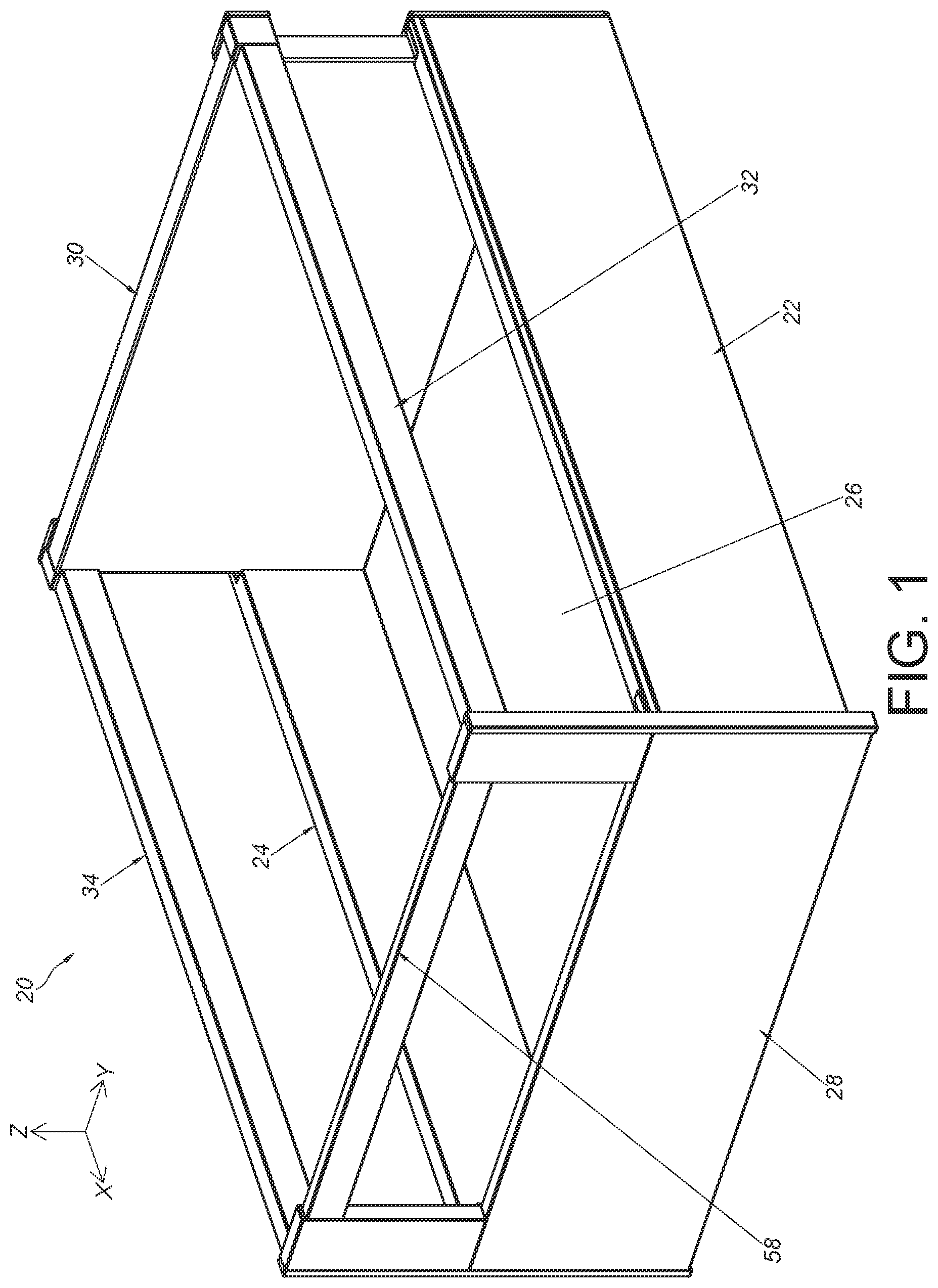 Patent US12324516 Figure 1 – Furniture system and furniture assembly thereof