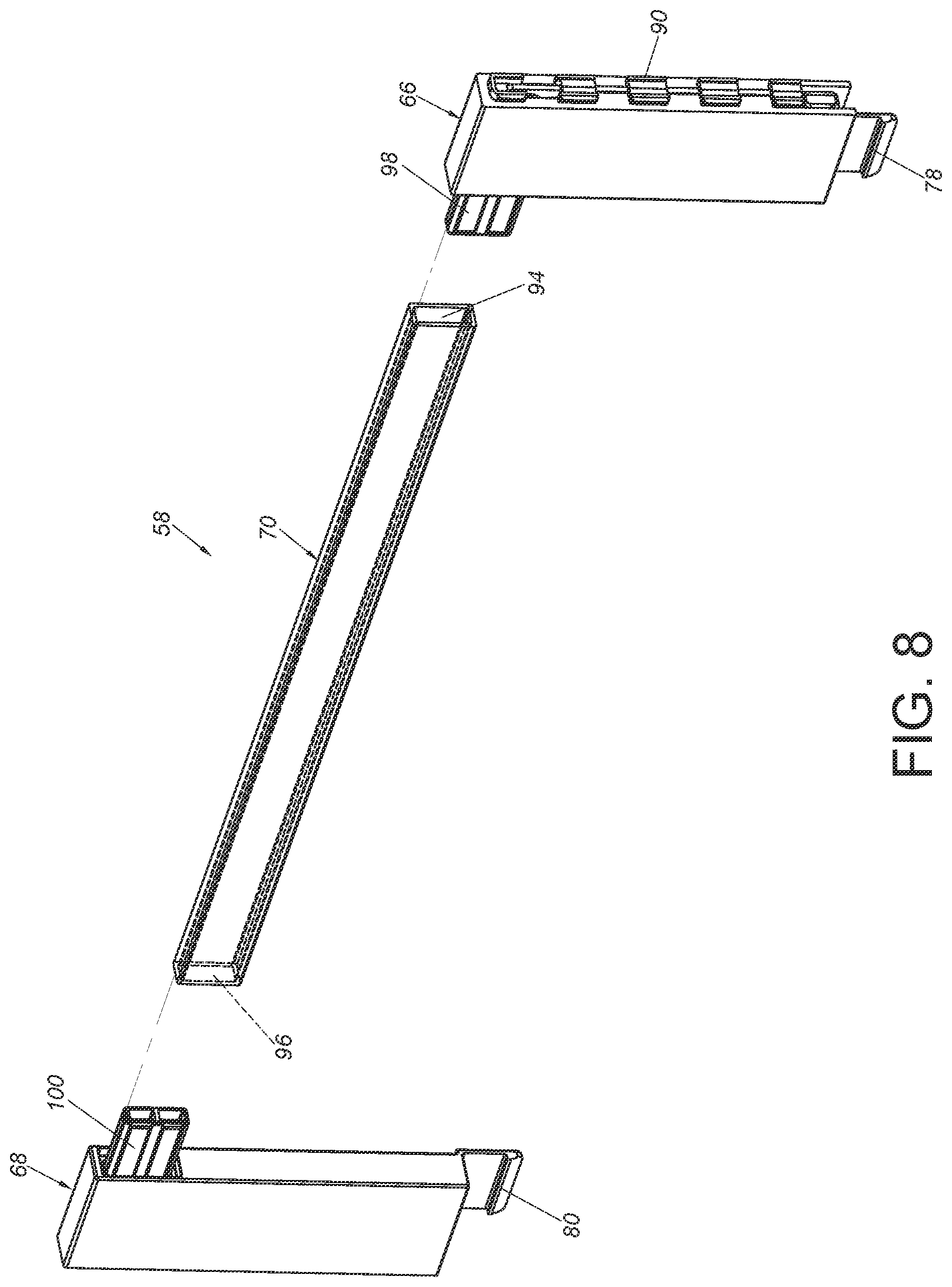 Patent US12324516 Figure 8 – Furniture system and furniture assembly thereof