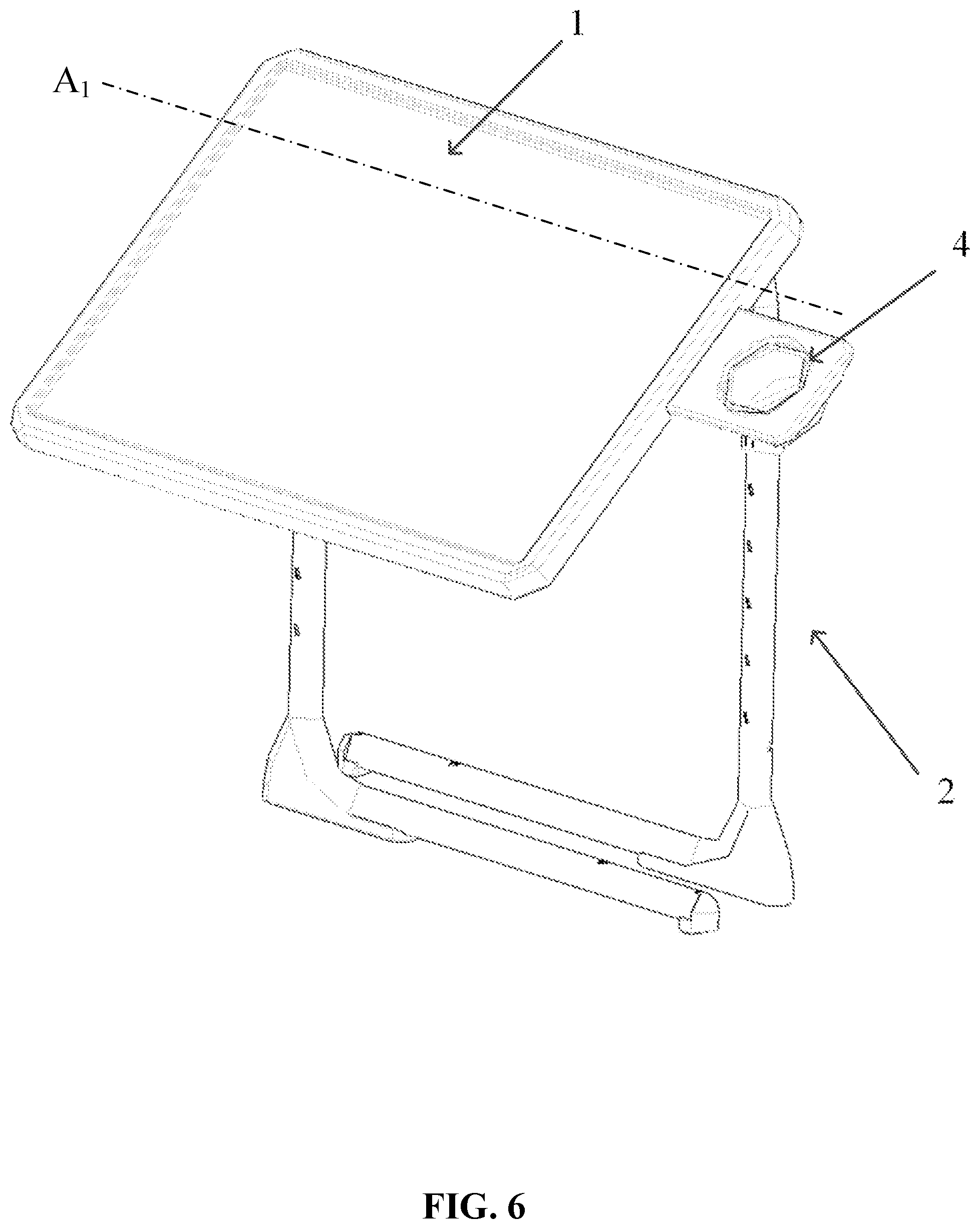 Patent US12324517 Figure 6 – Foldable table with leg rotation limiting structure