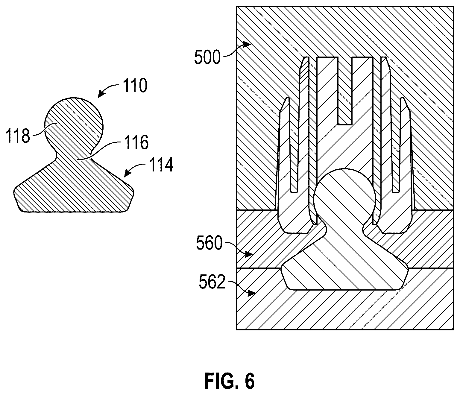 Patent US12324518 Figure 7 – Method of manufacturing at least a portion of a swivel glide