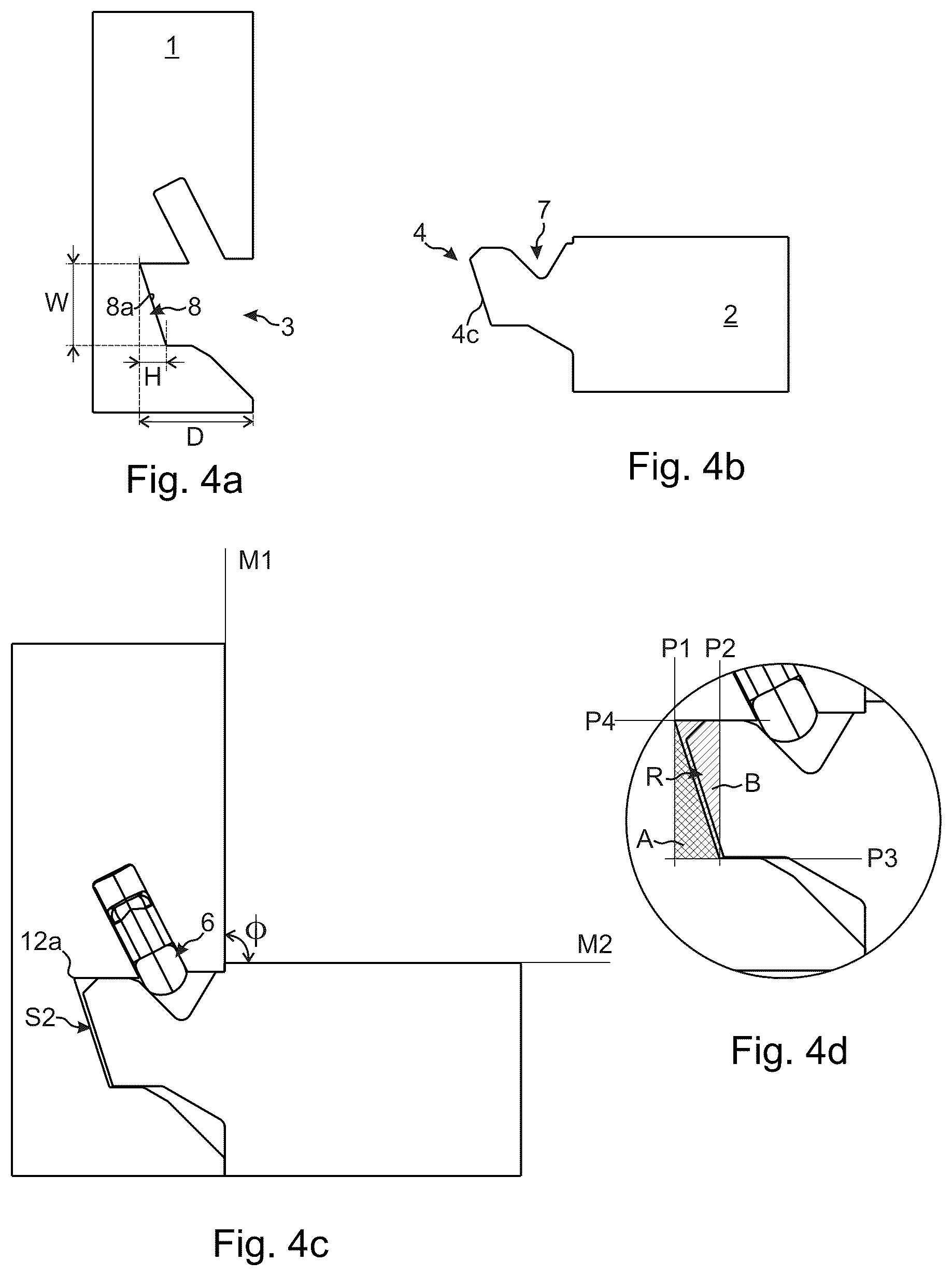 Patent US12324519 Figure 4 – Panels comprising a mechanical locking device and an associated assembled article
