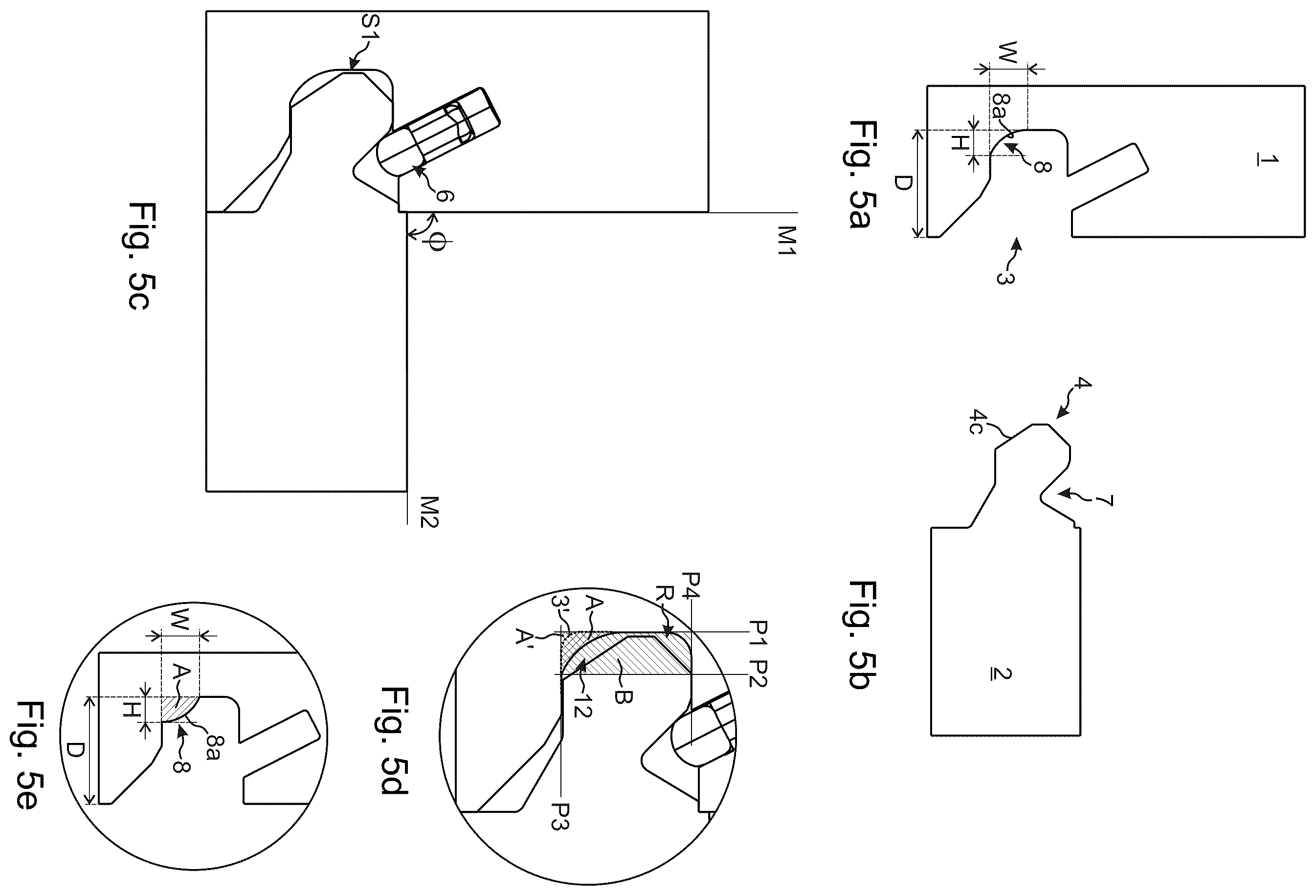 Patent US12324519 Figure 5 – Panels comprising a mechanical locking device and an associated assembled article