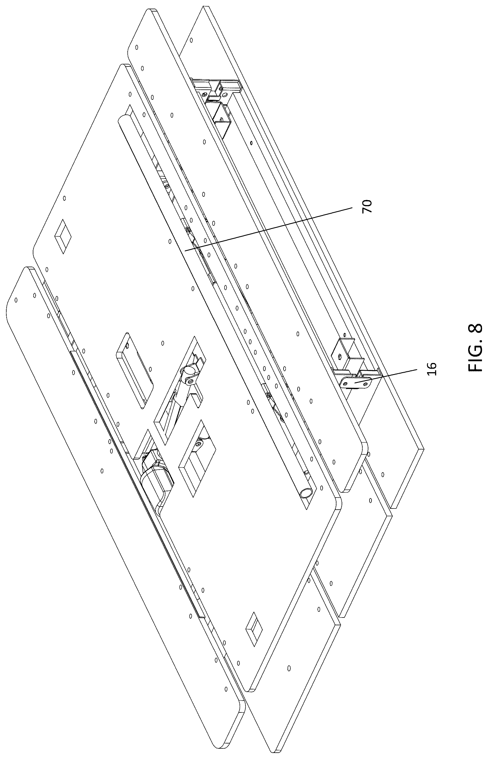 Patent US12324523 Figure 7 – Lumbar support mechanism and adjustable bed therewith