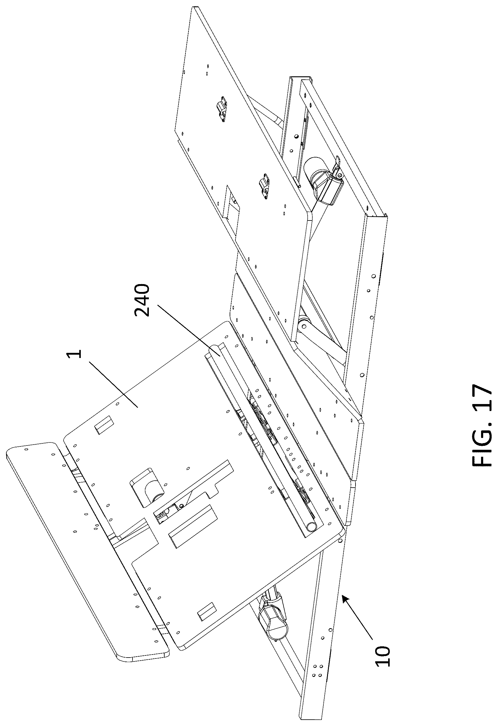 Patent US12324523 Figure 16 – Lumbar support mechanism and adjustable bed therewith