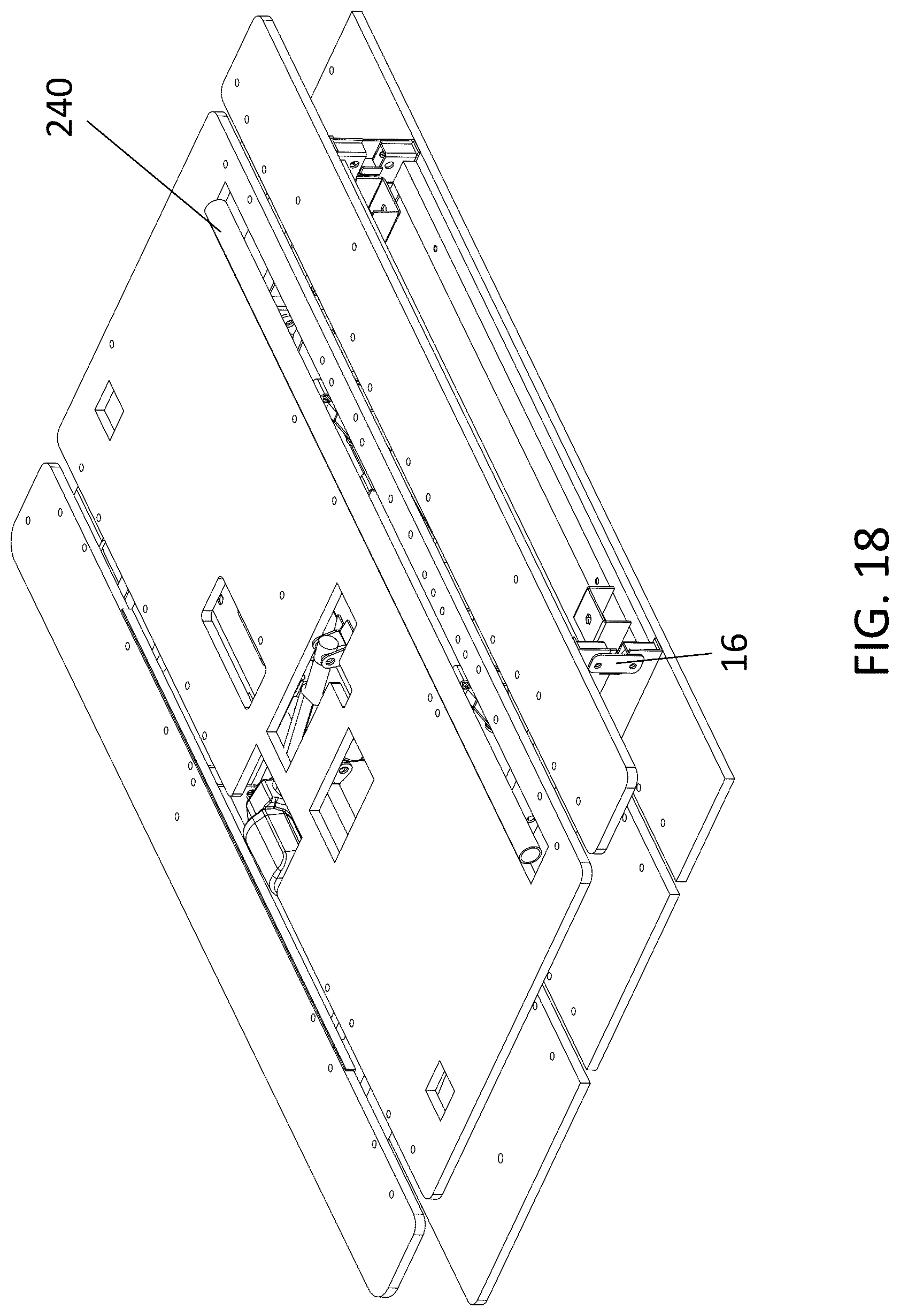 Patent US12324523 Figure 17 – Lumbar support mechanism and adjustable bed therewith