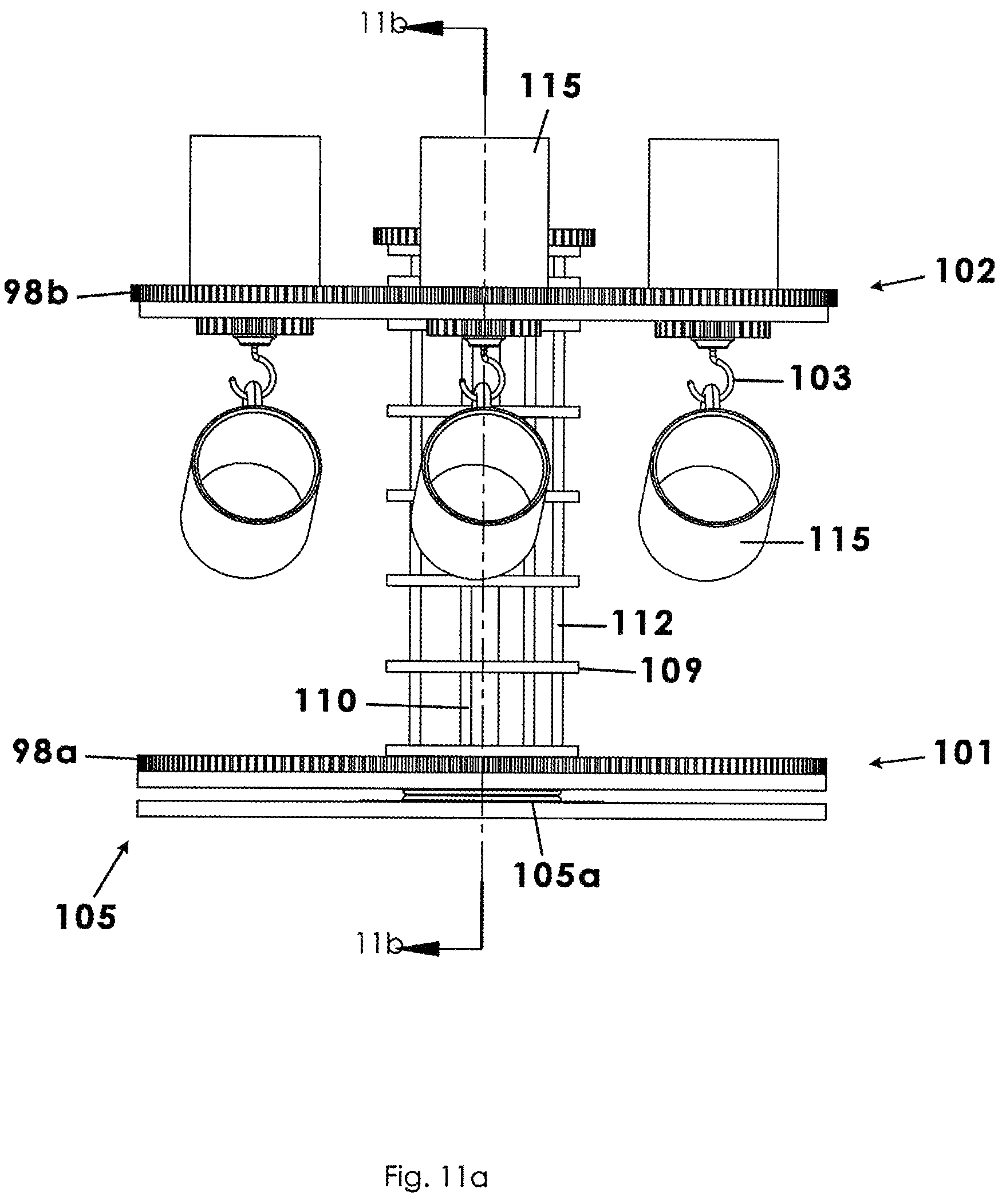 Patent US12324527 Figure 11 – Multi-wheel rotational display assembly