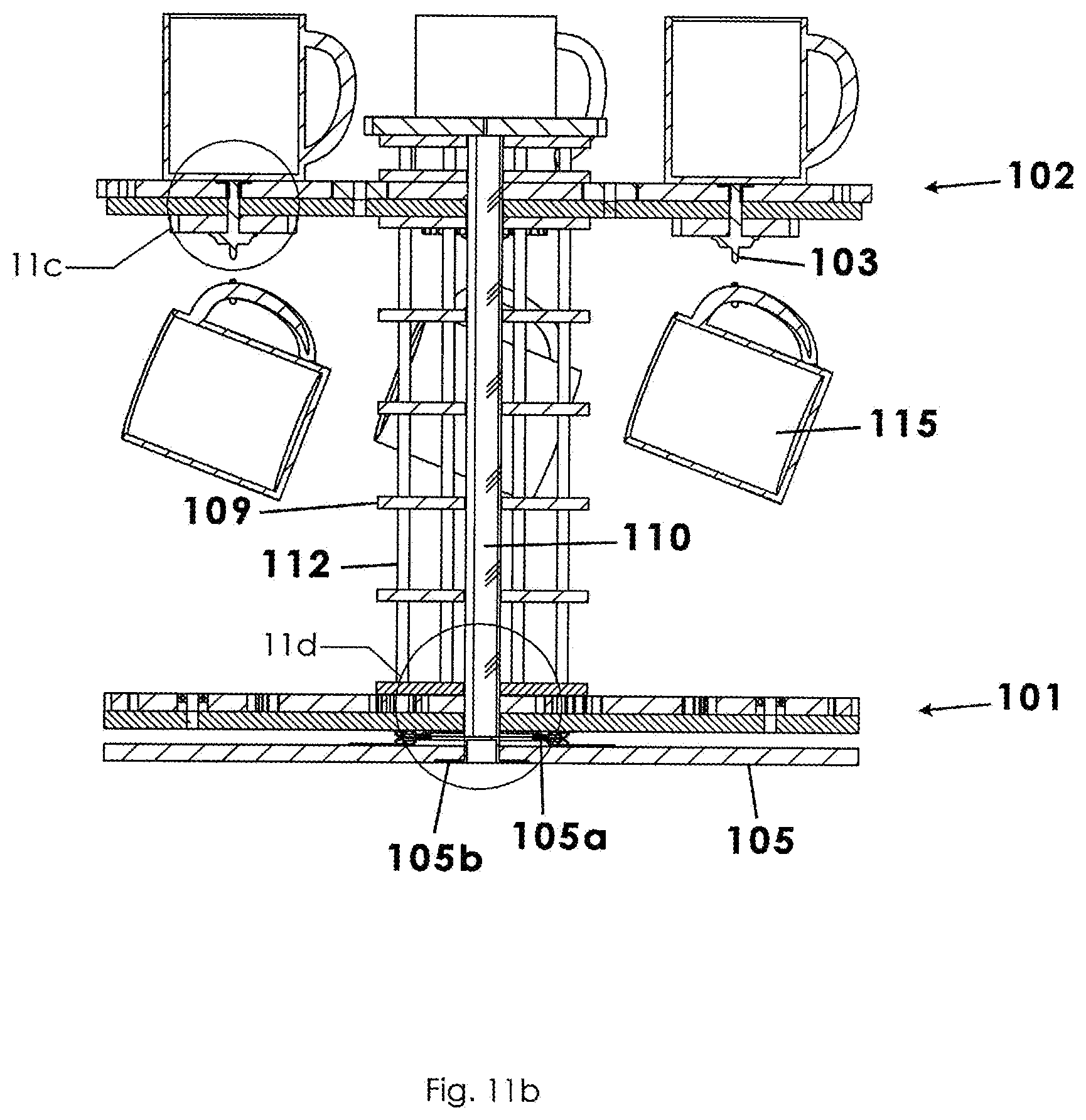 Patent US12324527 Figure 12 – Multi-wheel rotational display assembly