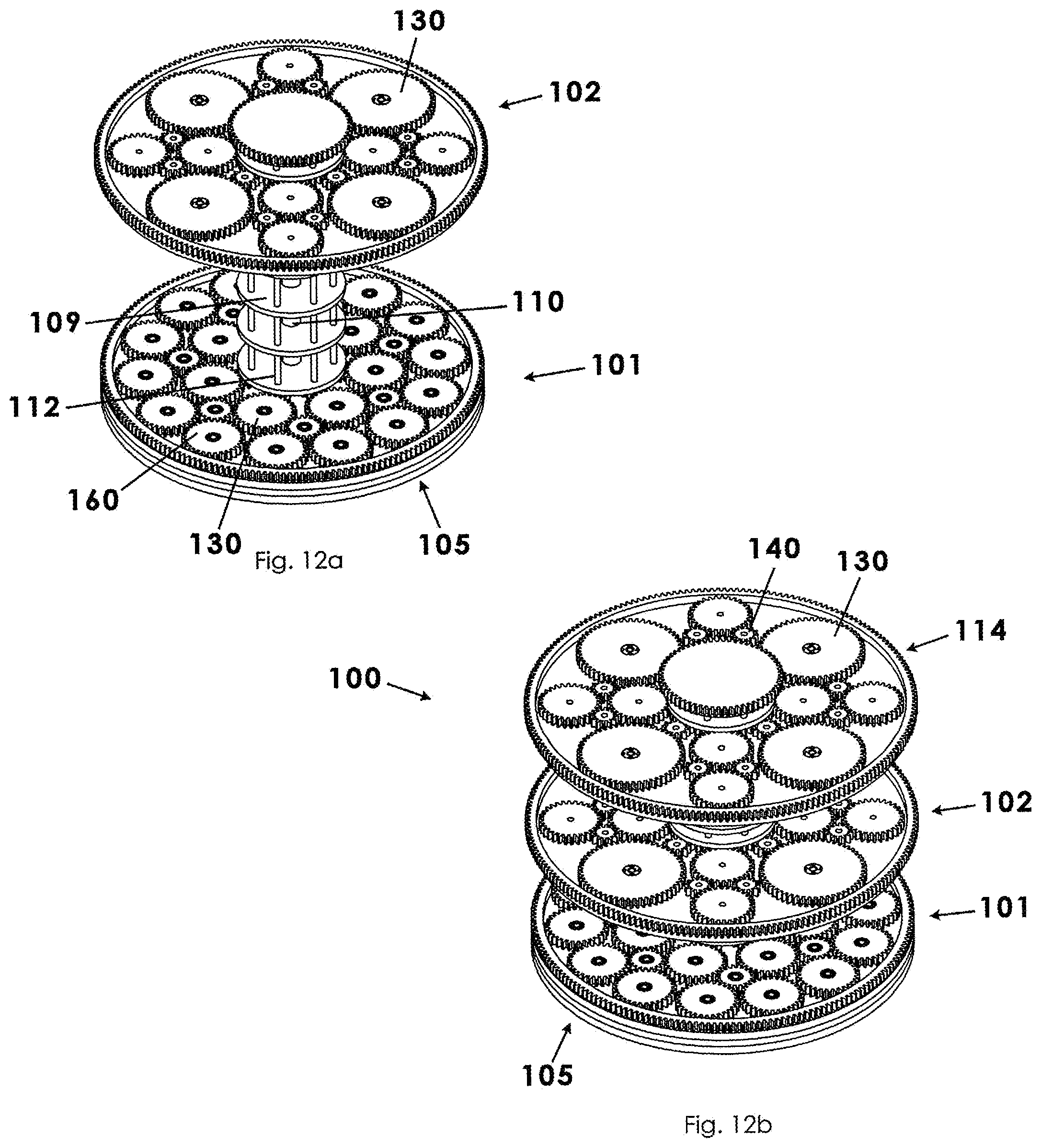 Patent US12324527 Figure 14 – Multi-wheel rotational display assembly