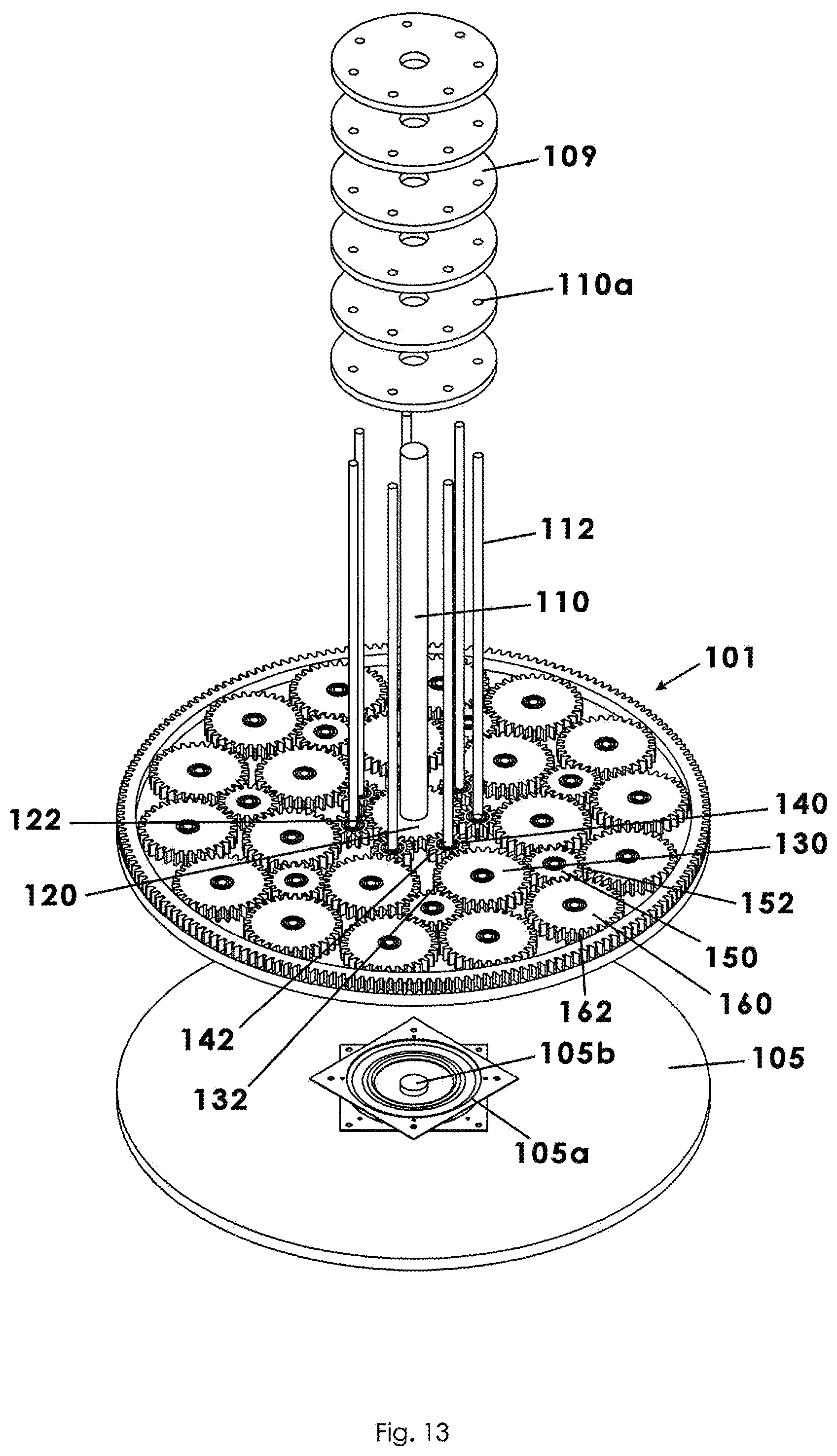 Patent US12324527 Figure 15 – Multi-wheel rotational display assembly