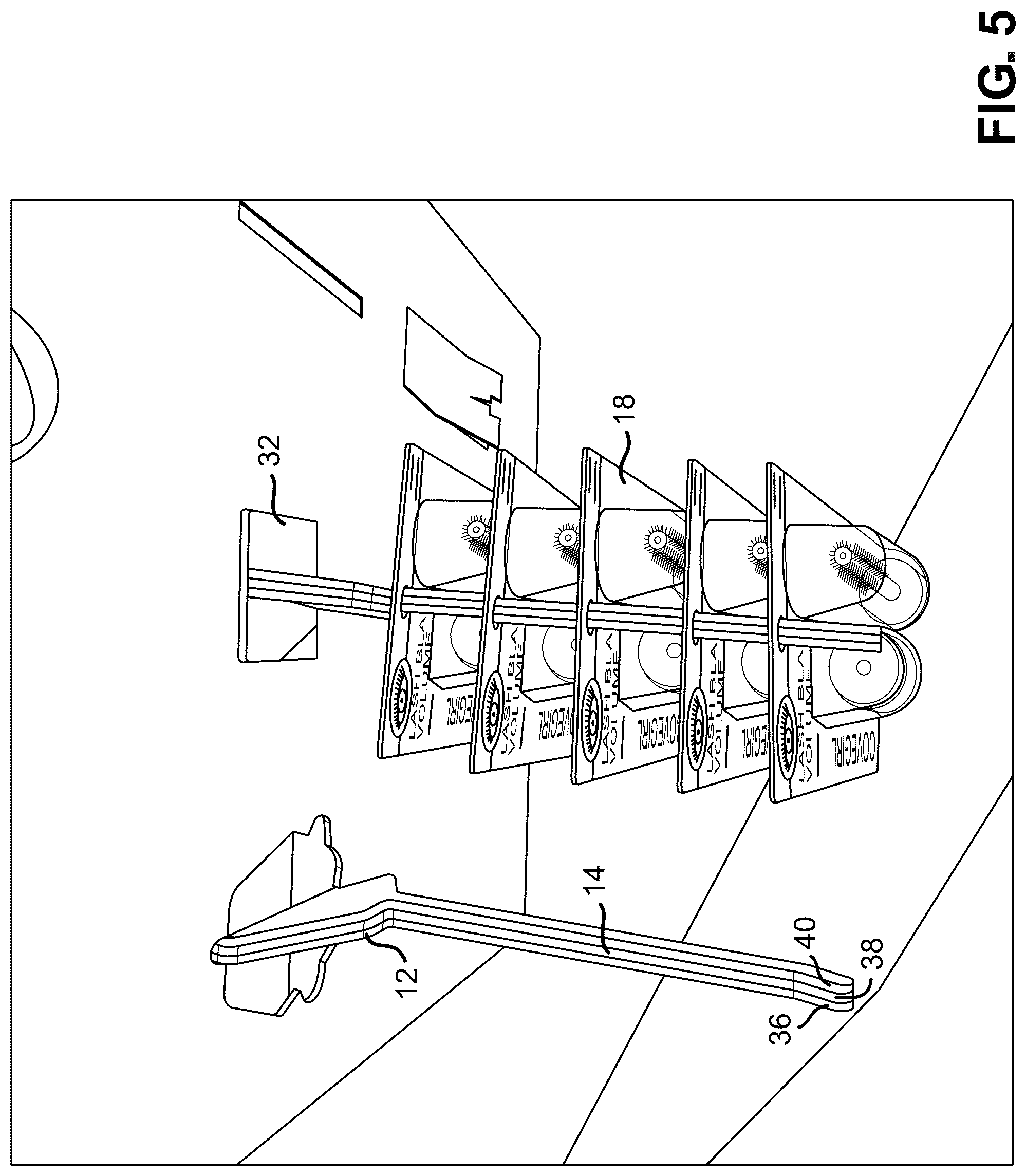 Patent US12324528 Figure 5 – Paper-based peg hook