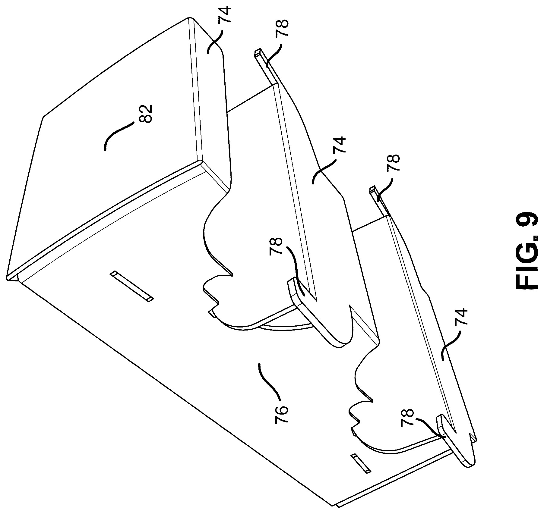 Patent US12324528 Figure 9 – Paper-based peg hook