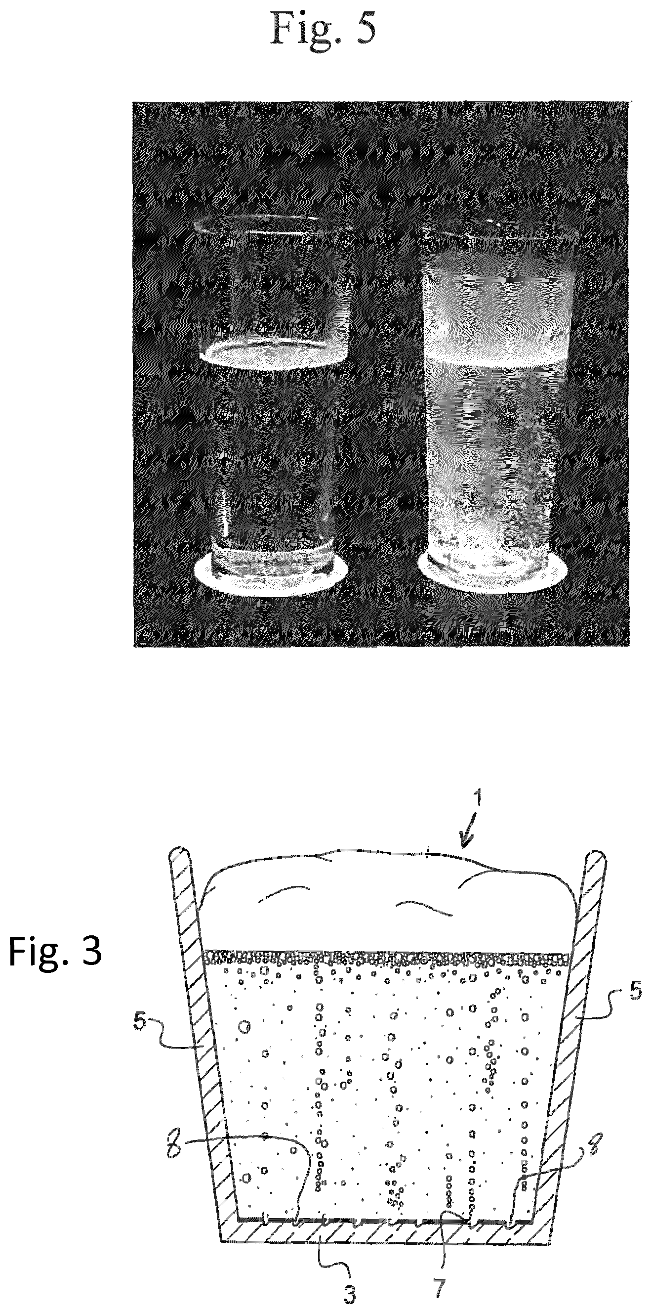 Patent US12324531 Figure 2 – Container with effervescent action