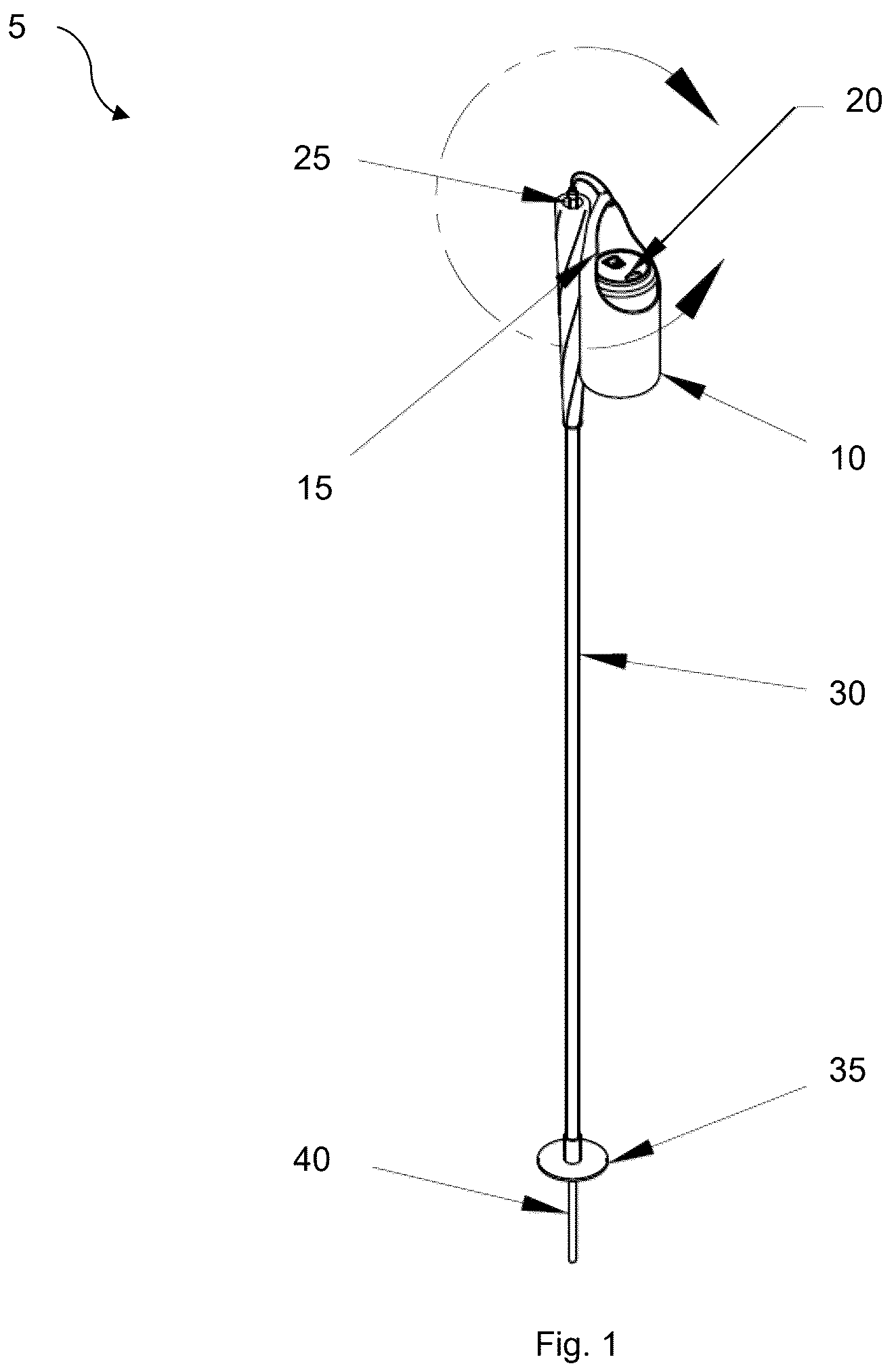 Patent US12324532 — Portable beverage holder device — Figure 1