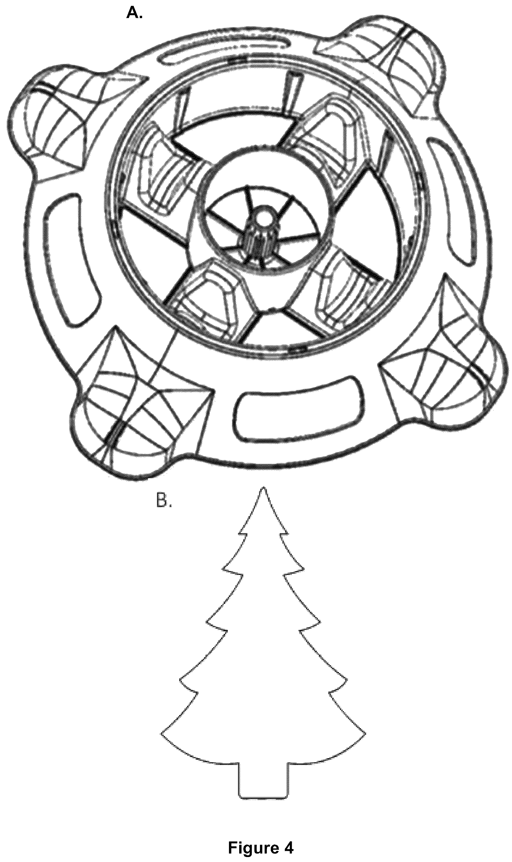 Patent US12324535 Figure 4 – Tree stand