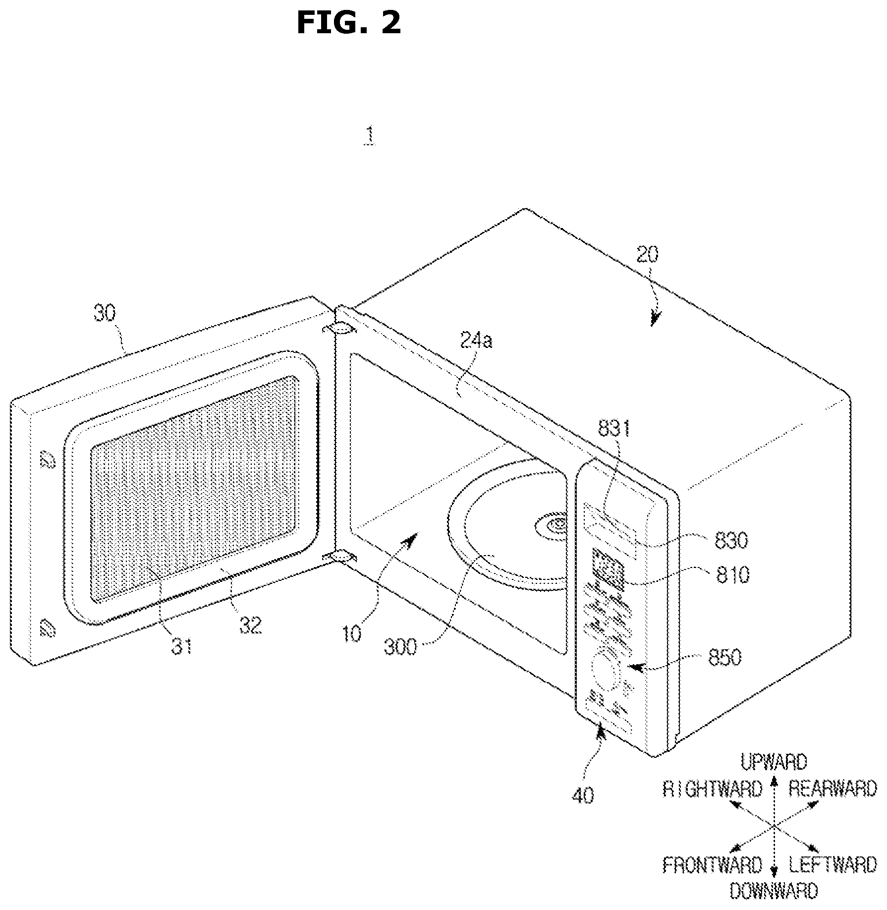 Patent US12324536 Figure 2 – Cooking apparatus and method of controlling the cooking apparatus