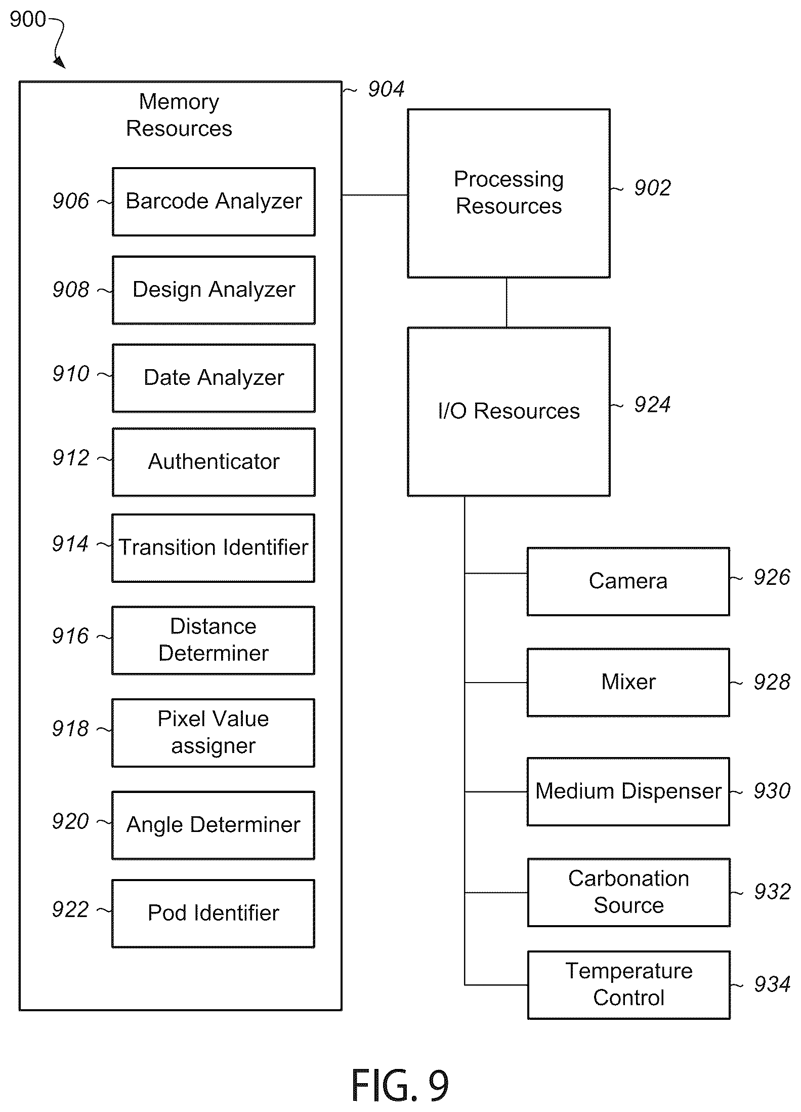 Patent US12324537 Figure 19 – Beverage appliance with pod recognition system
