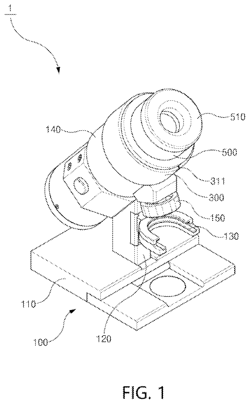 Patent US12324541 Figure 1 – Coffee grinder having improved accuracy of burr alignment for grinding uniformity