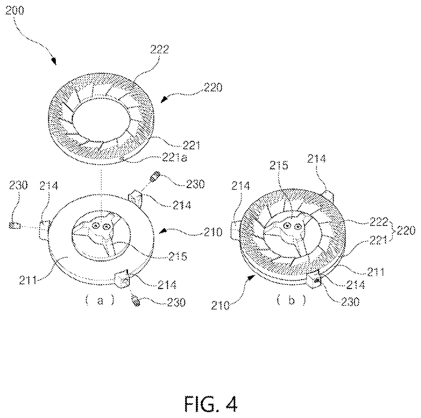 Patent US12324541 Figure 4 – Coffee grinder having improved accuracy of burr alignment for grinding uniformity