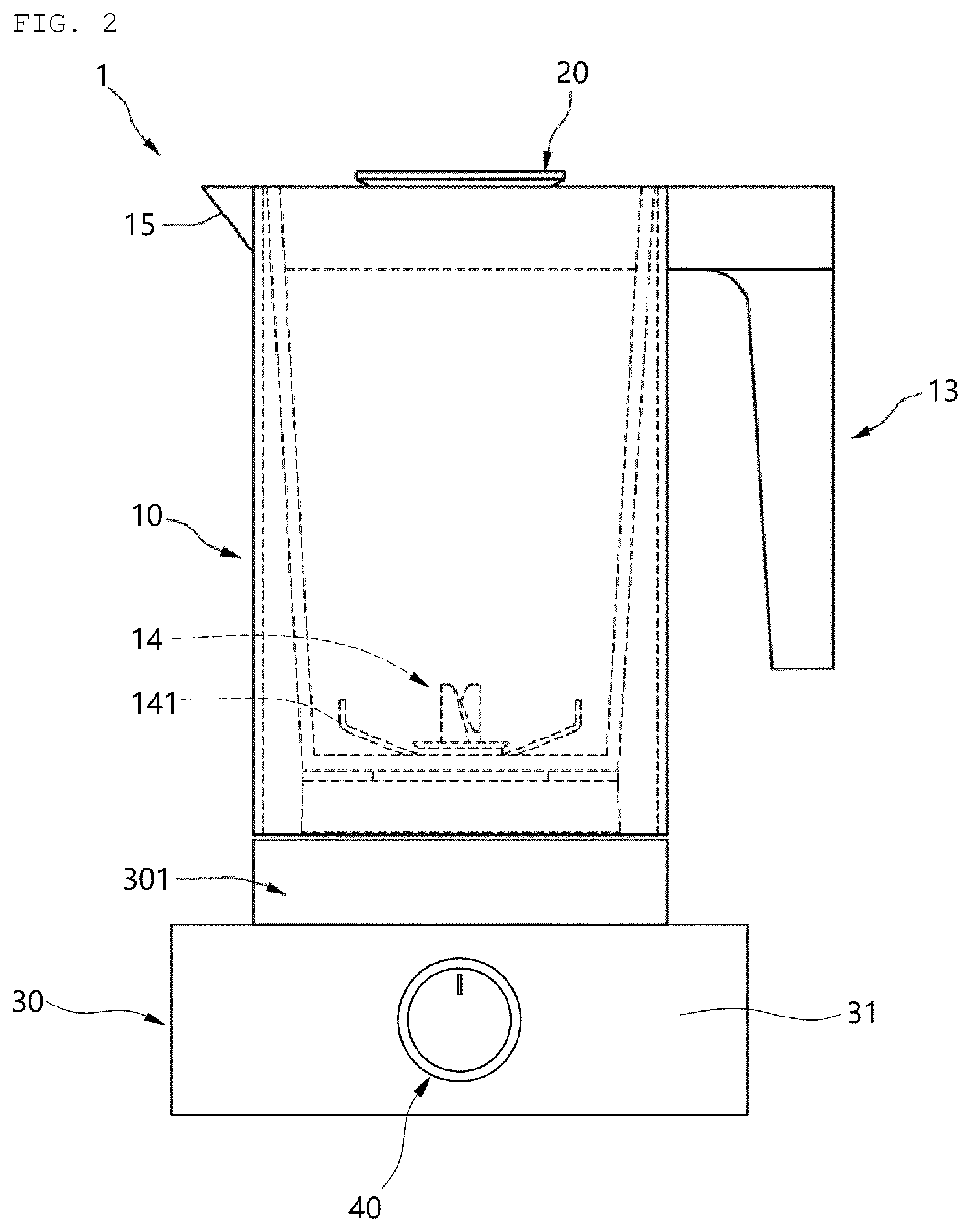 Patent US12324542 Figure 2 – Method for distinguishing container body of blender, and blender