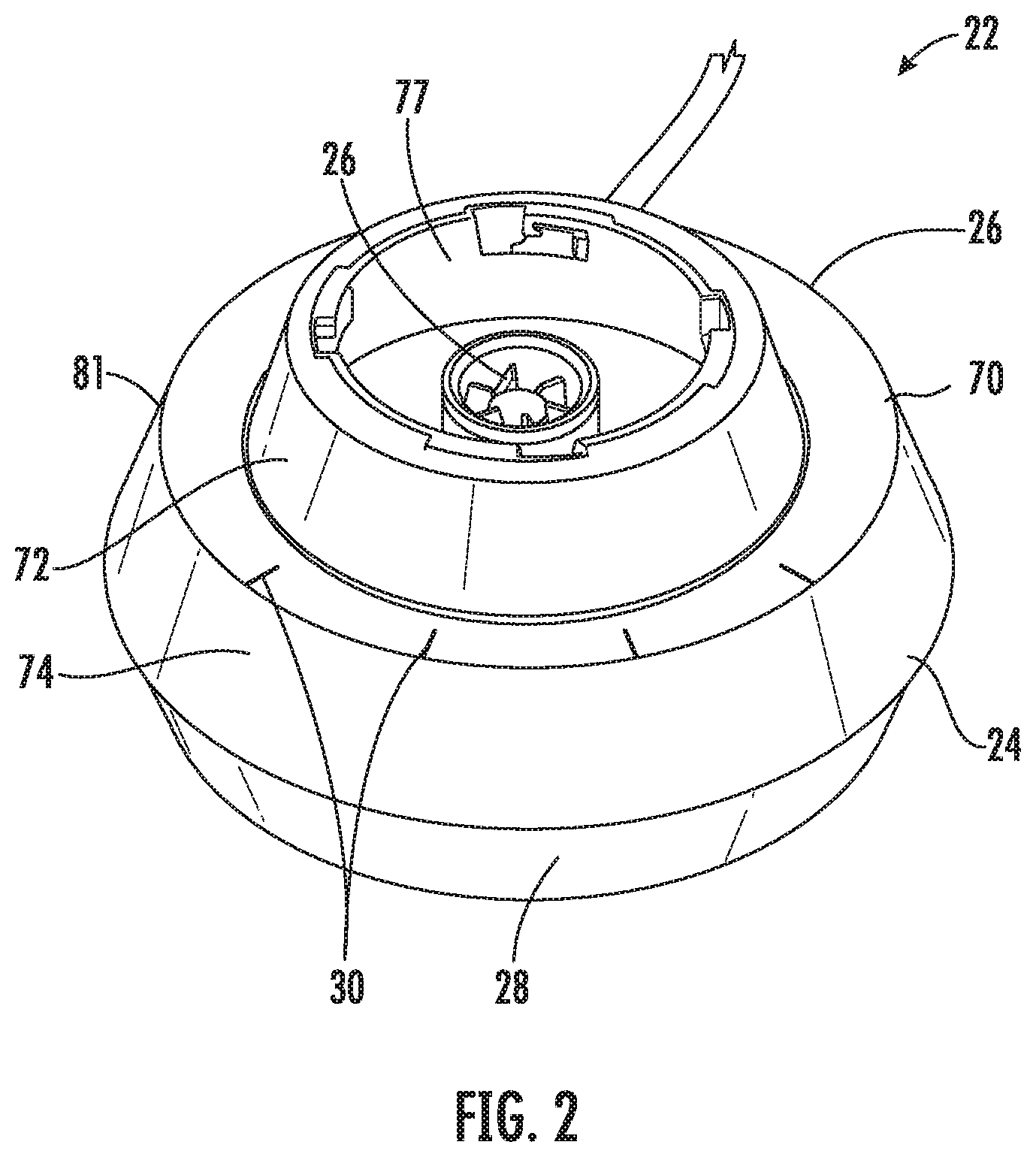 Patent US12324543 Figure 2 – Food processing system