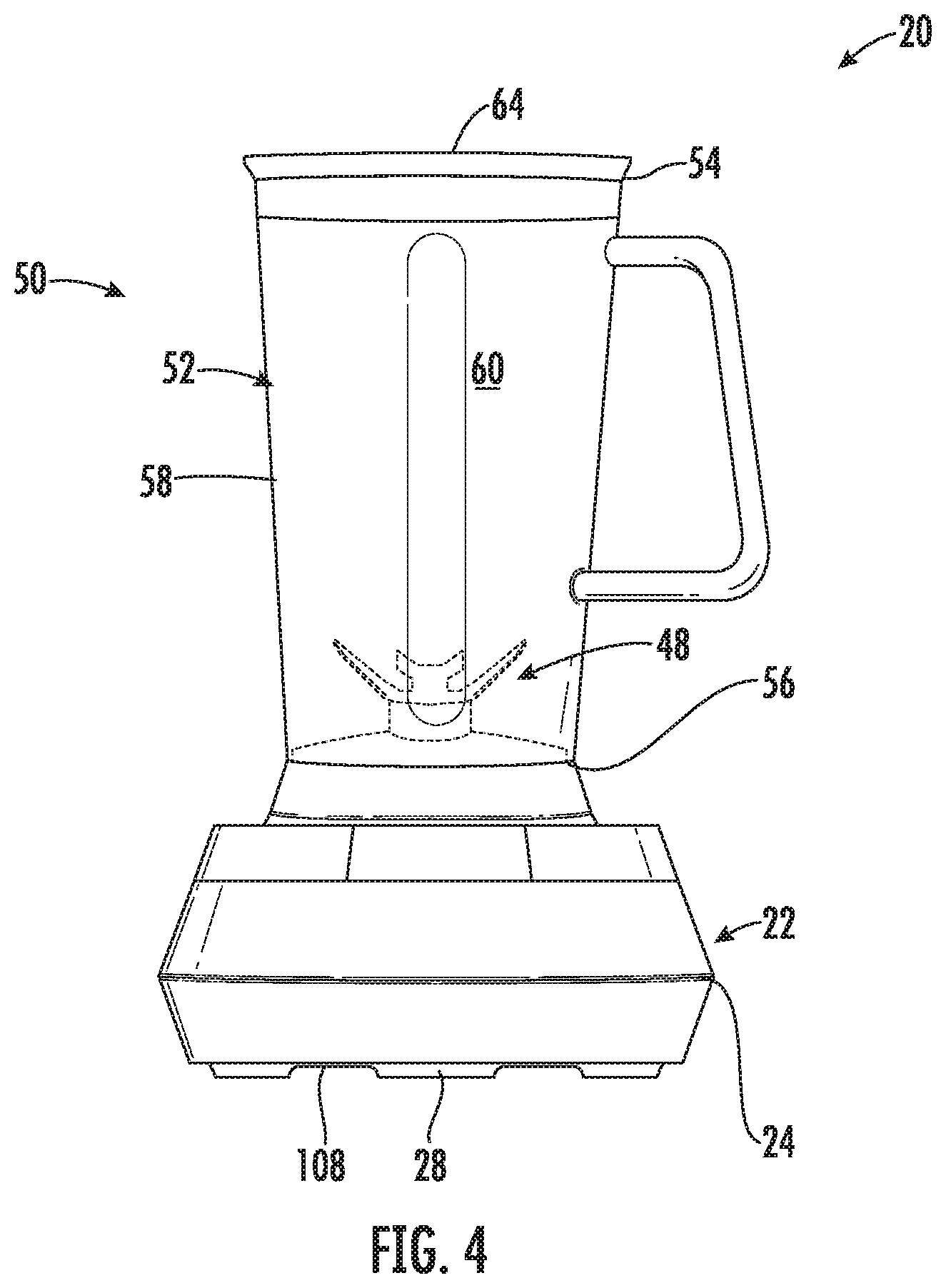 Patent US12324543 Figure 4 – Food processing system