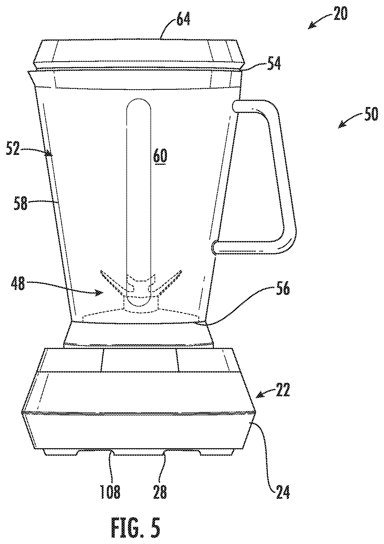 Patent US12324543 Figure 5 – Food processing system