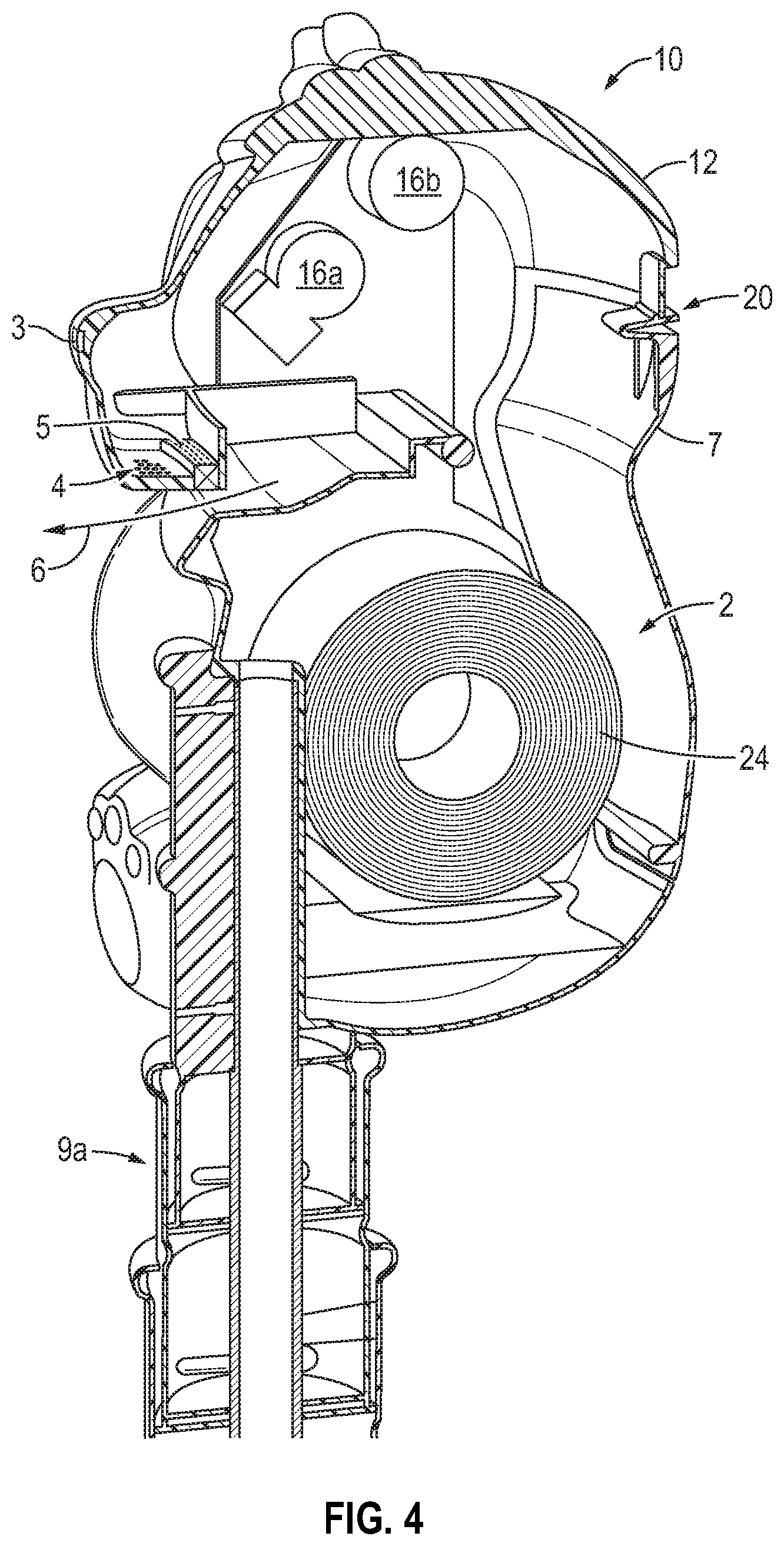 Patent US12324545 Figure 4 – Electronic paper dispenser