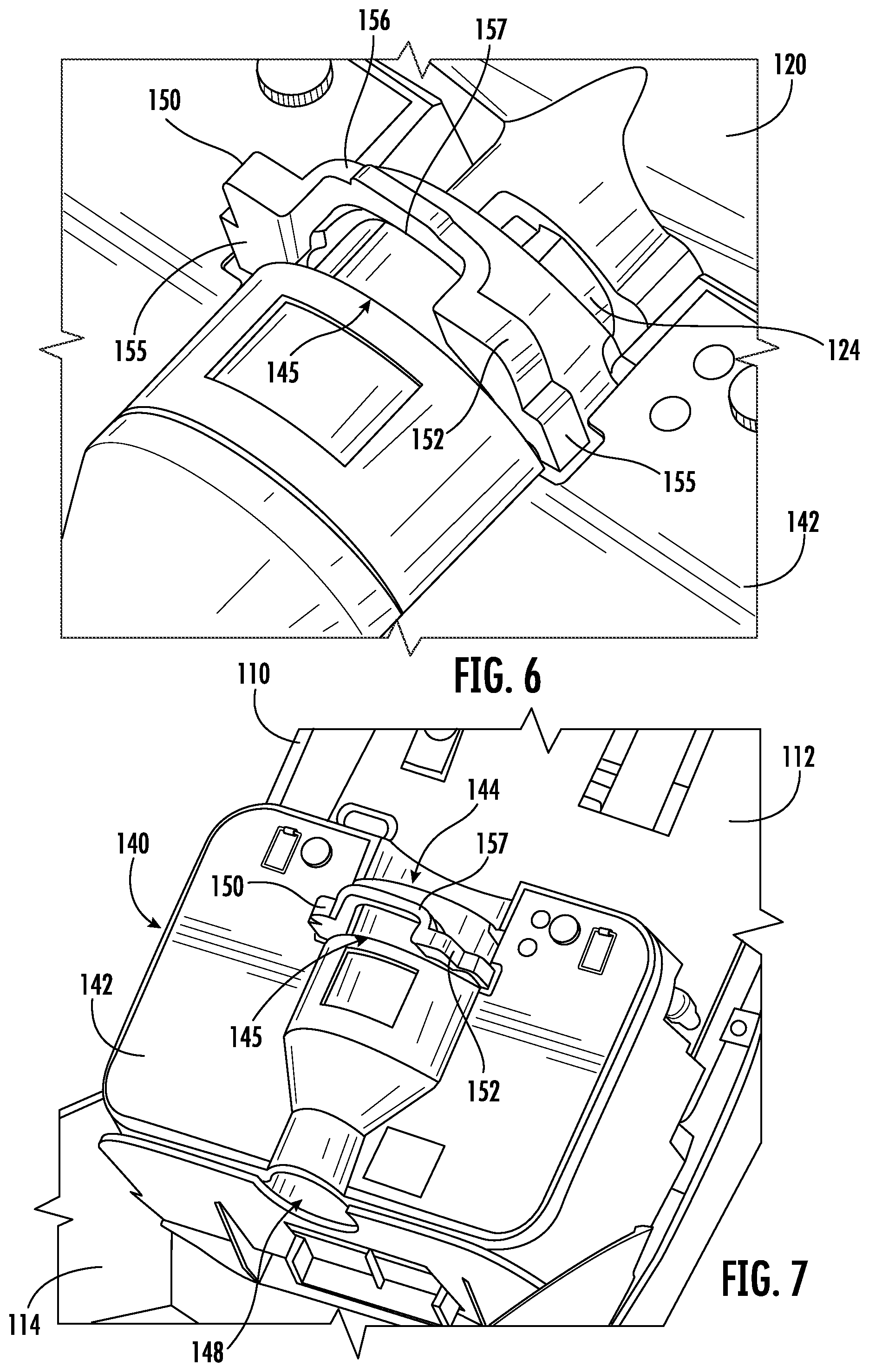 Patent US12324550 Figure 6 – Dispensing device with improved motor assembly