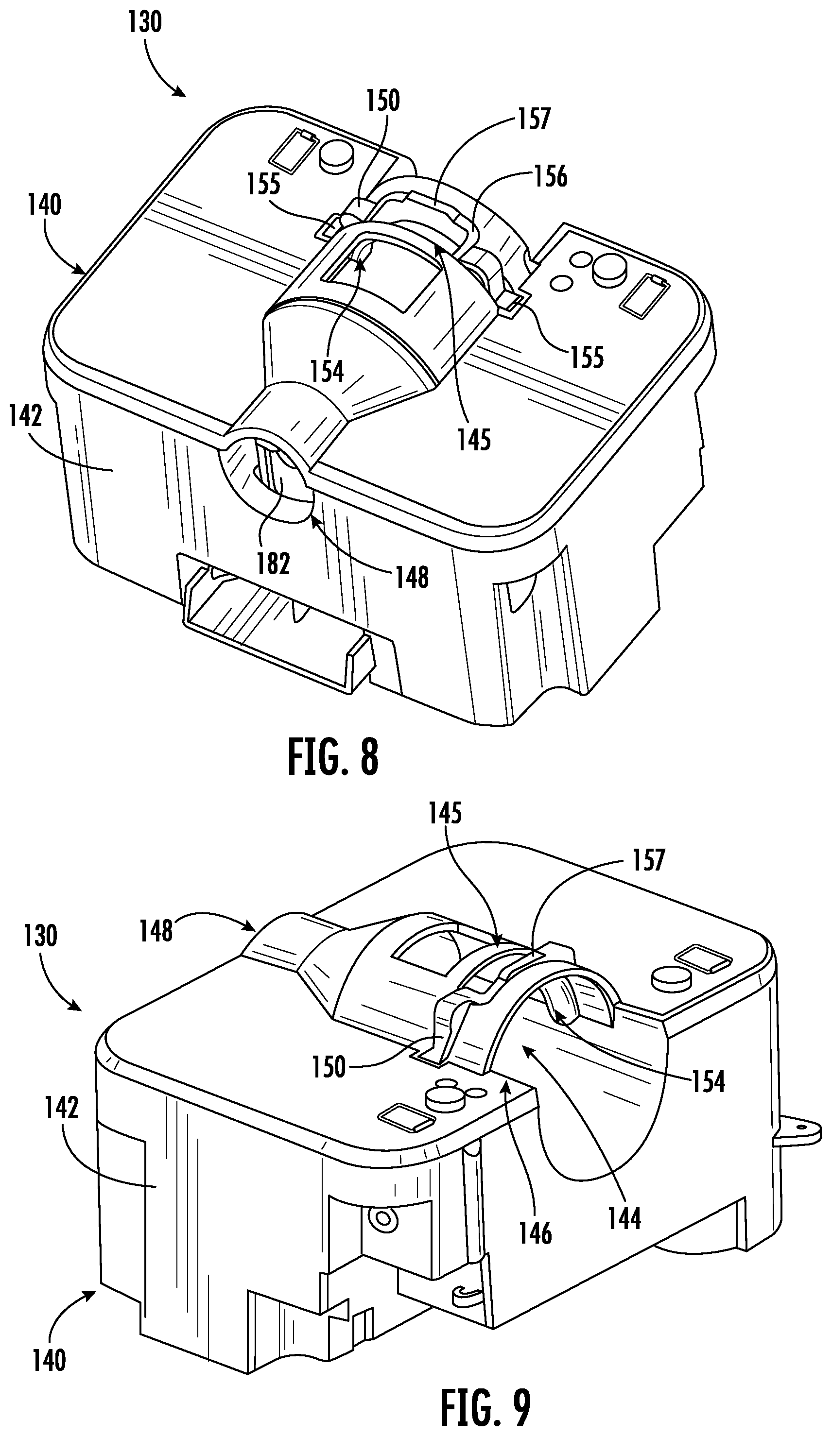 Patent US12324550 Figure 7 – Dispensing device with improved motor assembly