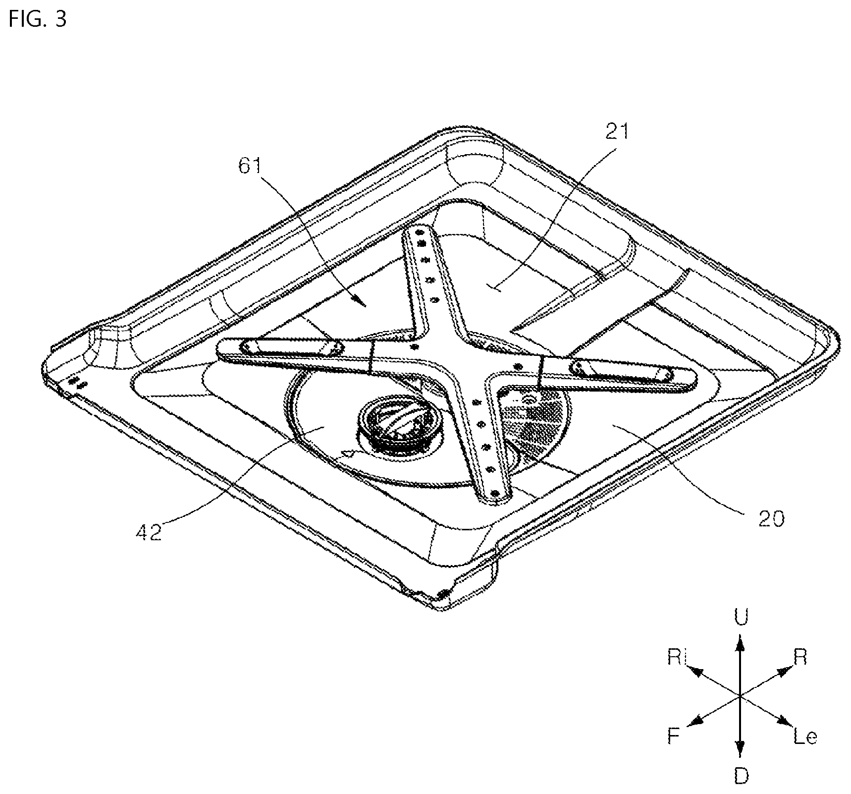 Patent US12324553 Figure 3 – Dishwasher