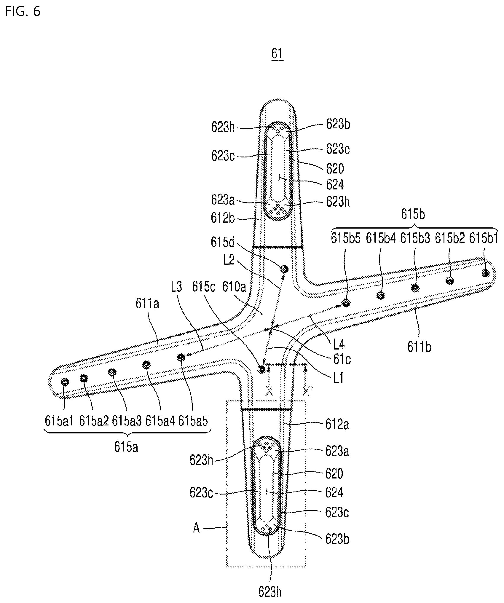 Patent US12324553 Figure 6 – Dishwasher